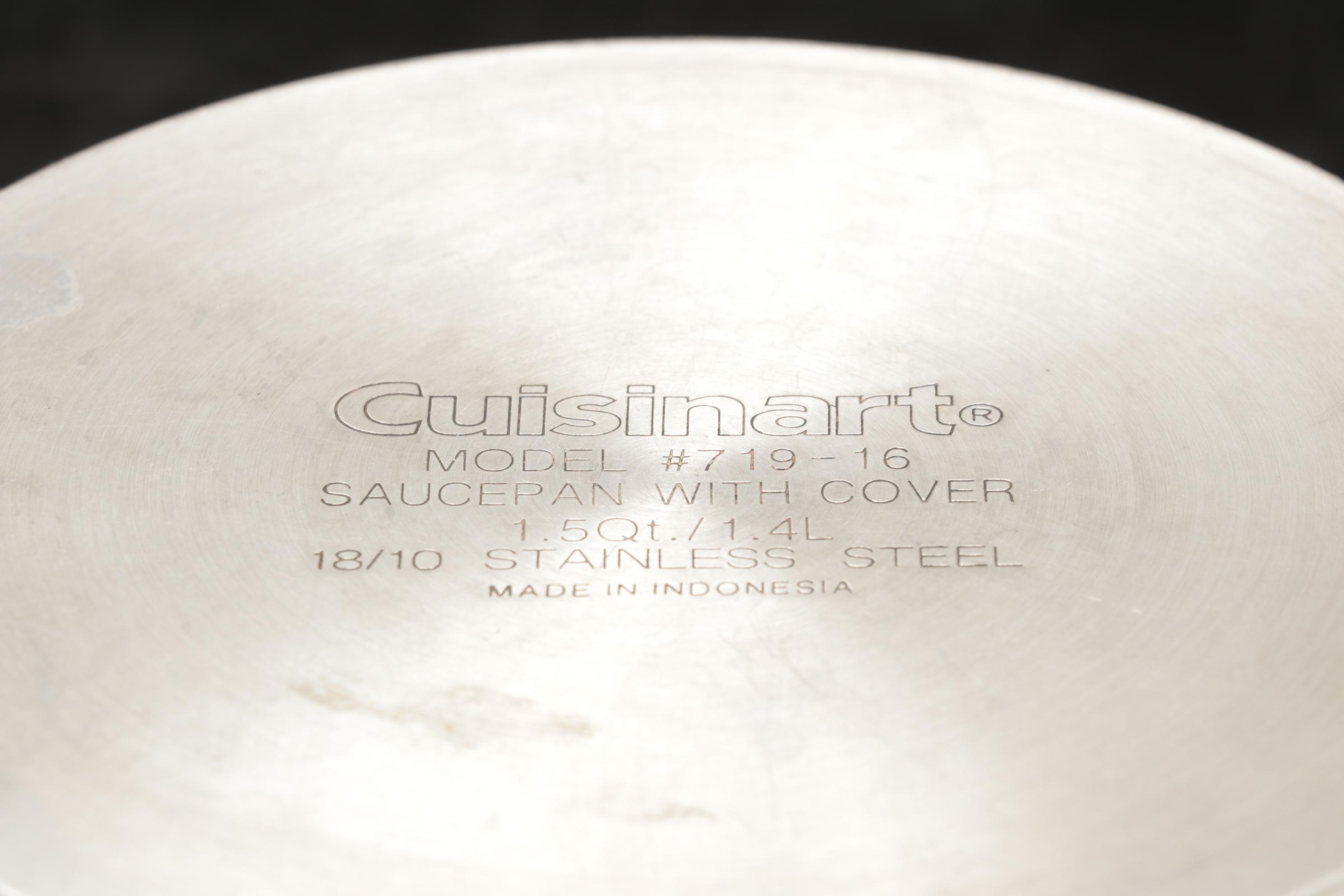 Cuisinart Saucepans and Belgique Copper Bottom Stockpot in Box