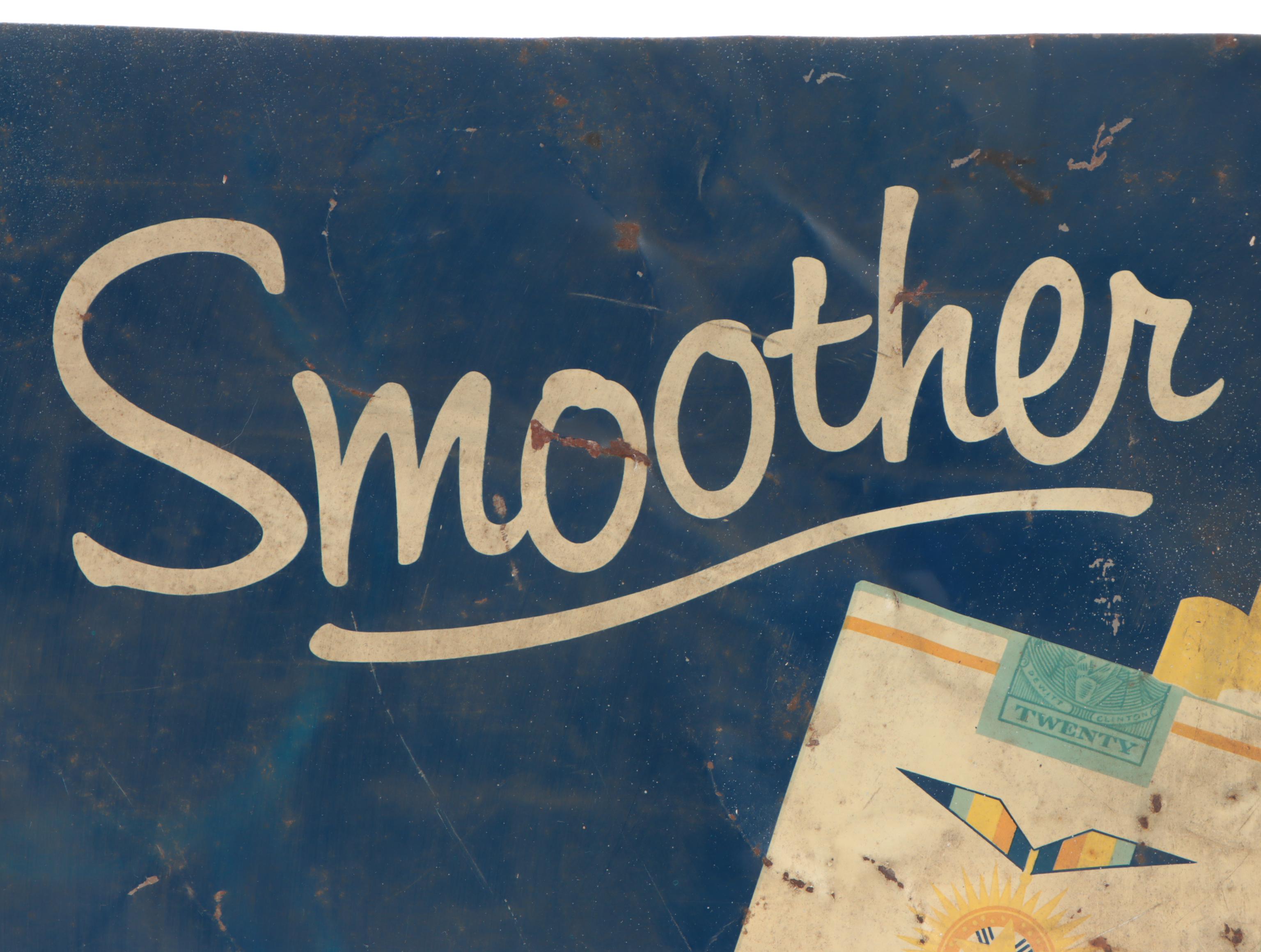 Viceroy Cigarettes Metal Advertising Sign, Mid-20th Century