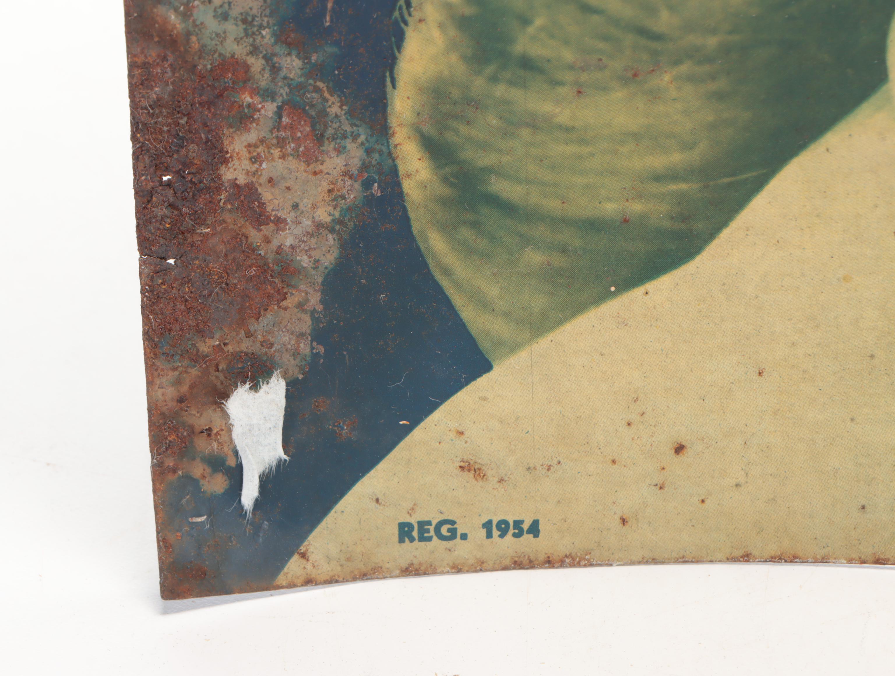 Viceroy Cigarettes Metal Advertising Sign, Mid-20th Century