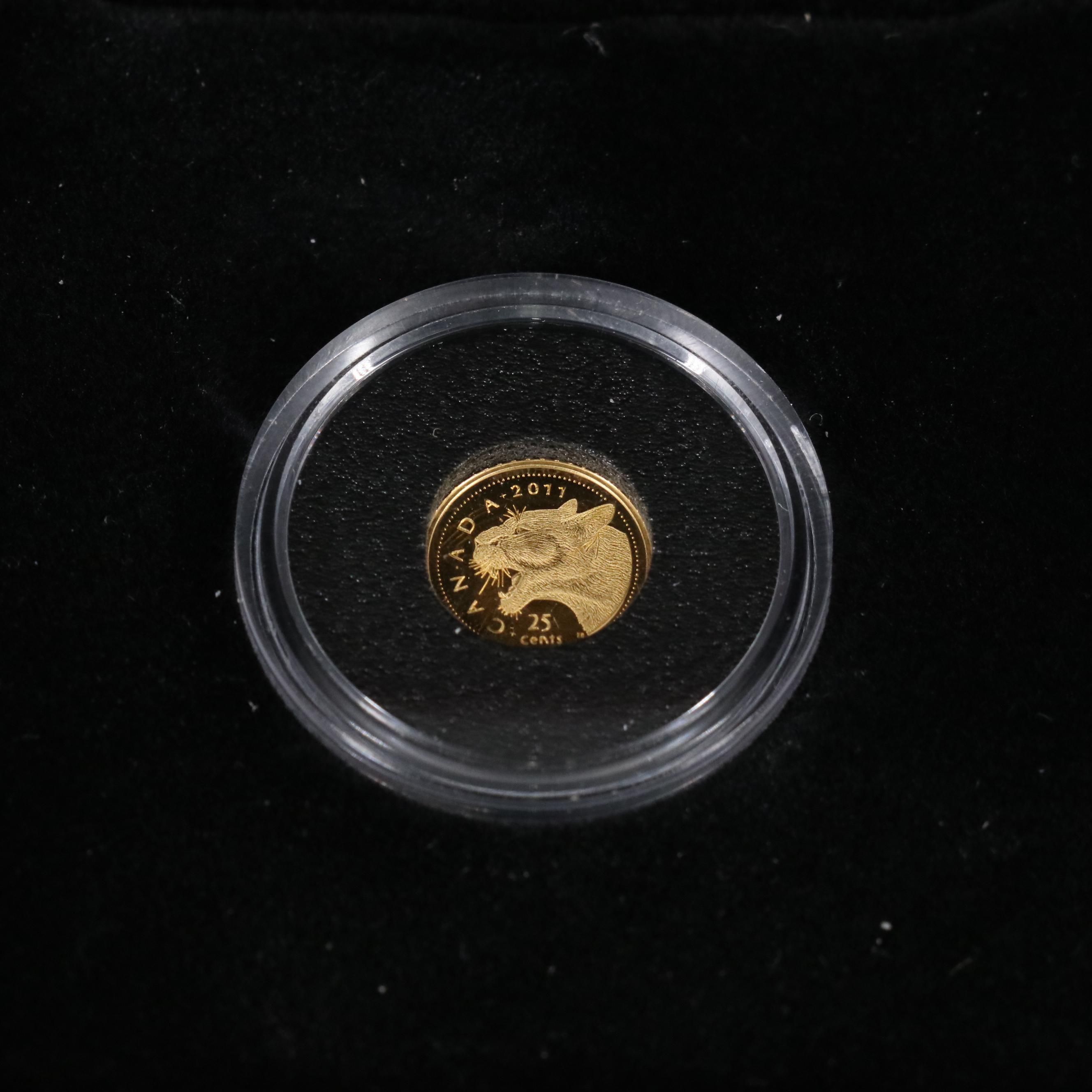 2011 Canada Fine Gold 25-Cent Coin