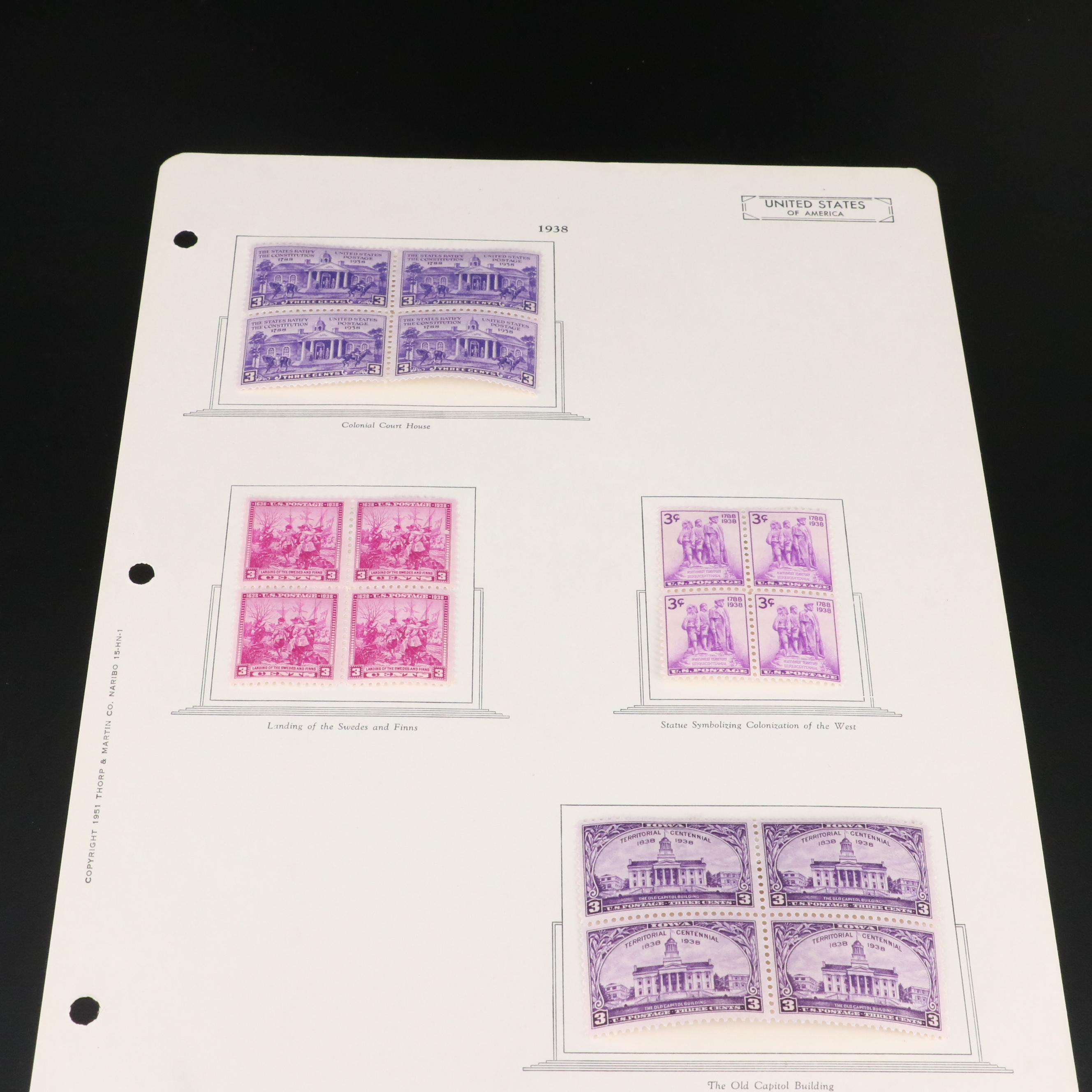 U.S. Postage Stamp Collection, 1935 to 1964