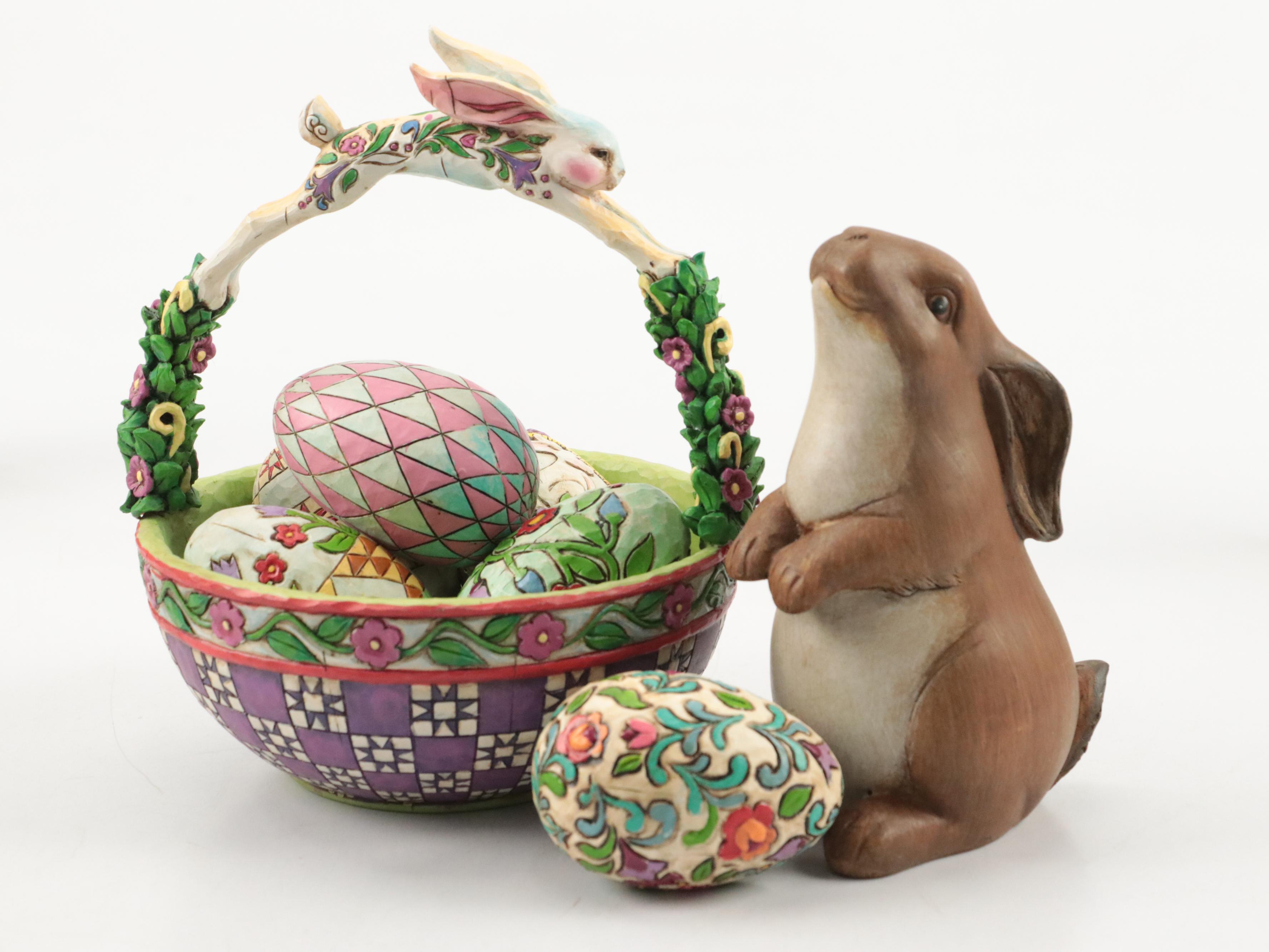 Jim Shore, New Creative and Other Easter Bunny Figurines