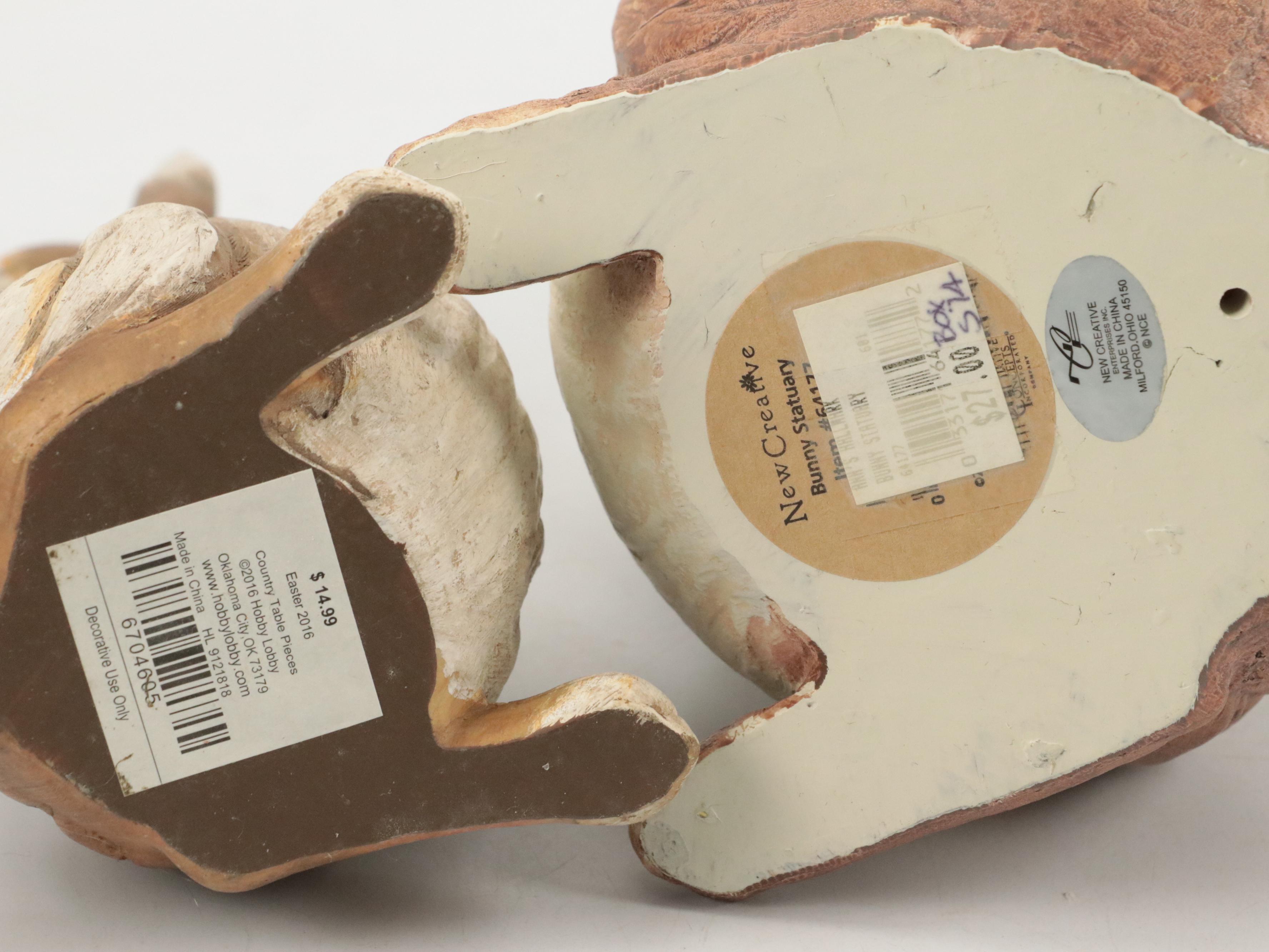 Jim Shore, New Creative and Other Easter Bunny Figurines