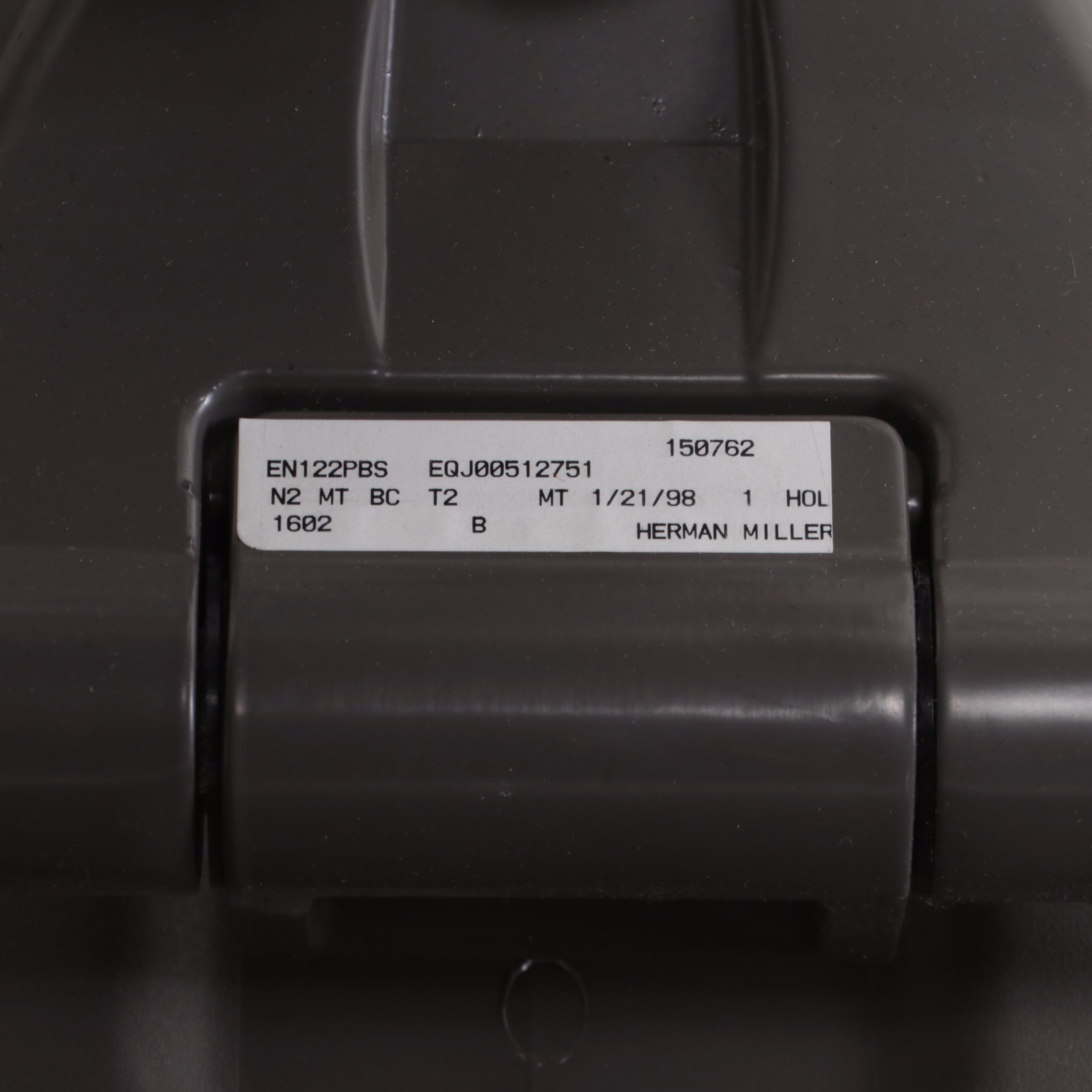 Two Herman Miller Fabric Upholstered Office Chairs, Late 20th Century