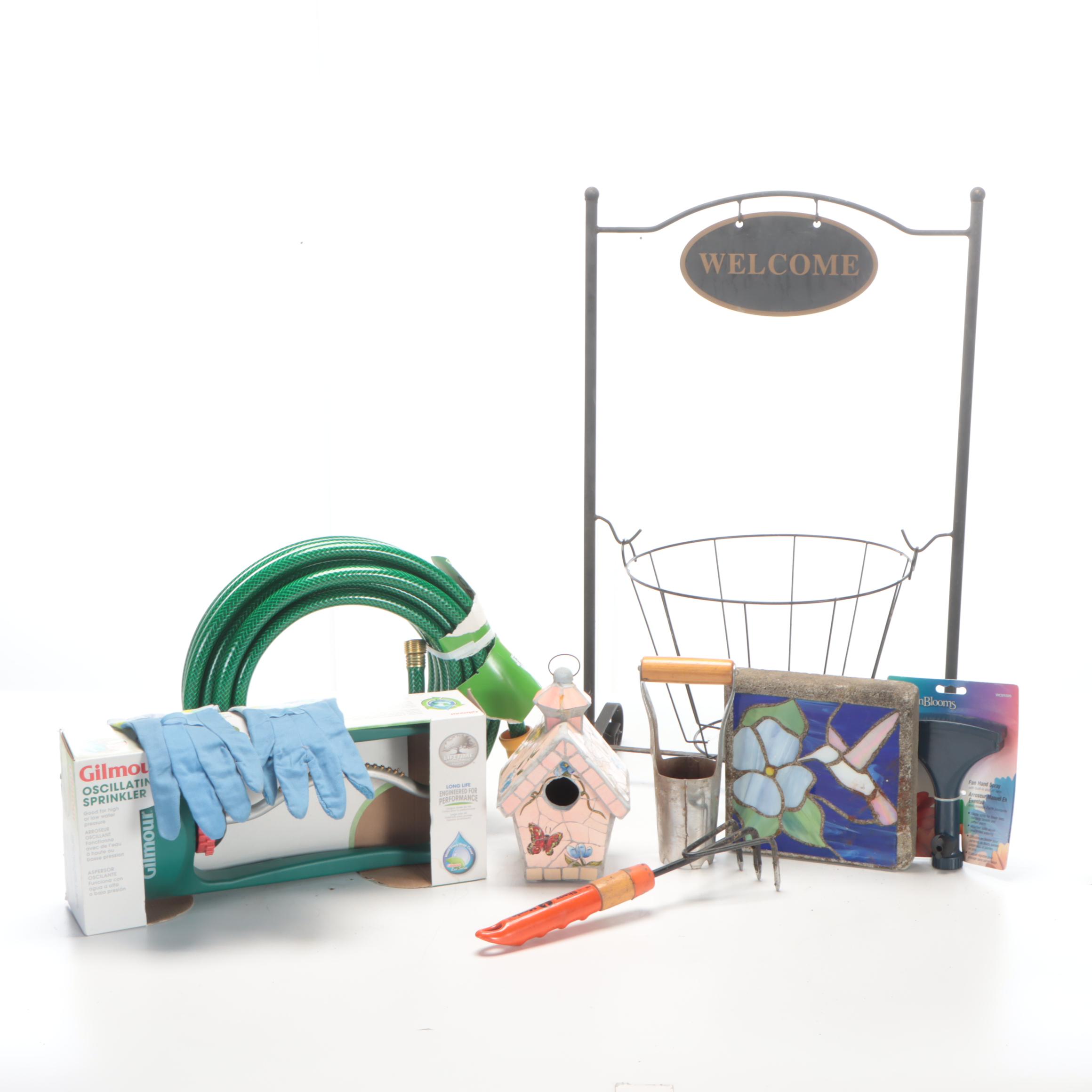 Gilmour Oscillating Sprinkler with Expert Gardener Hose and More EBTH