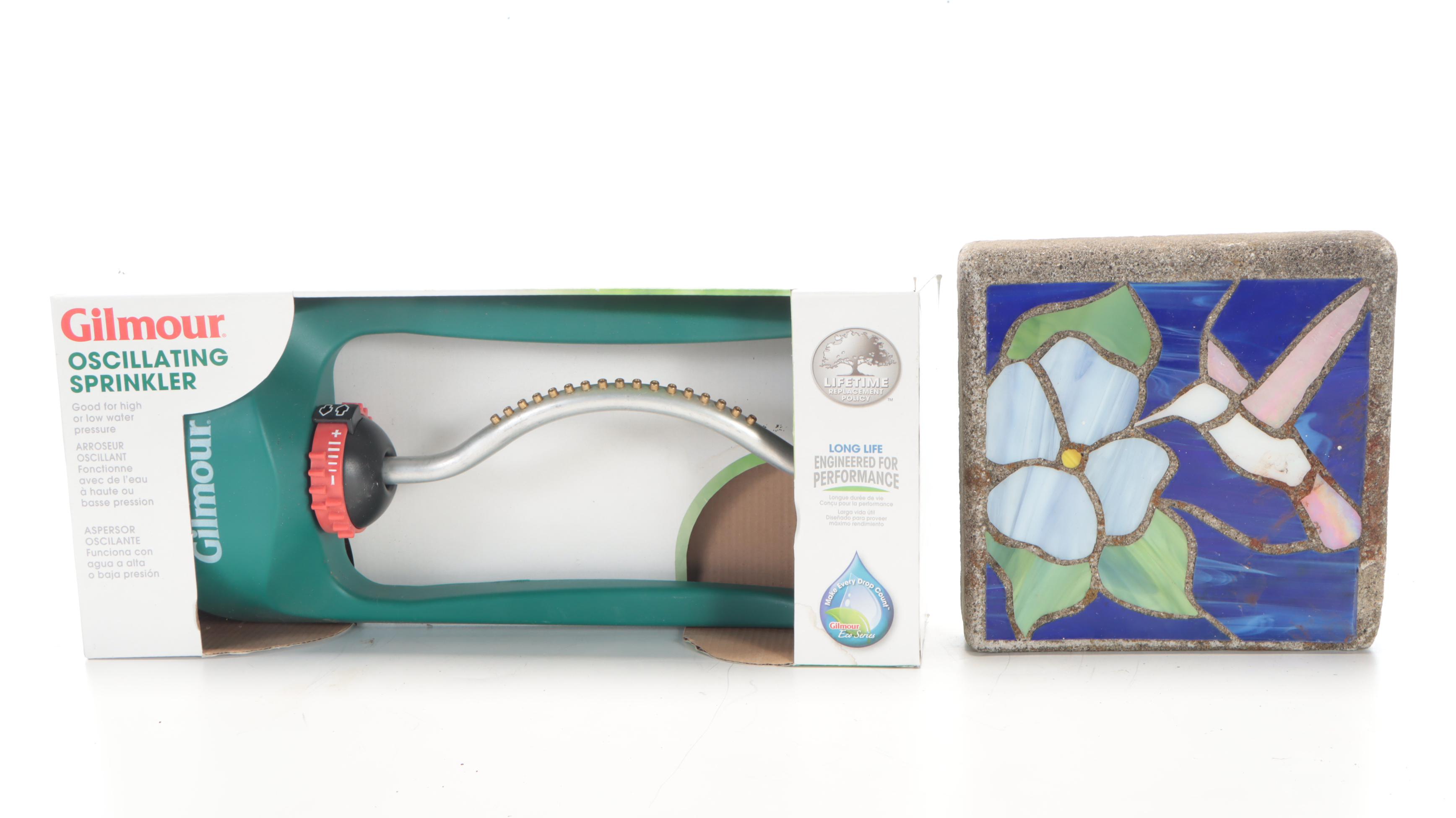 Gilmour Oscillating Sprinkler with Expert Gardener Hose and More