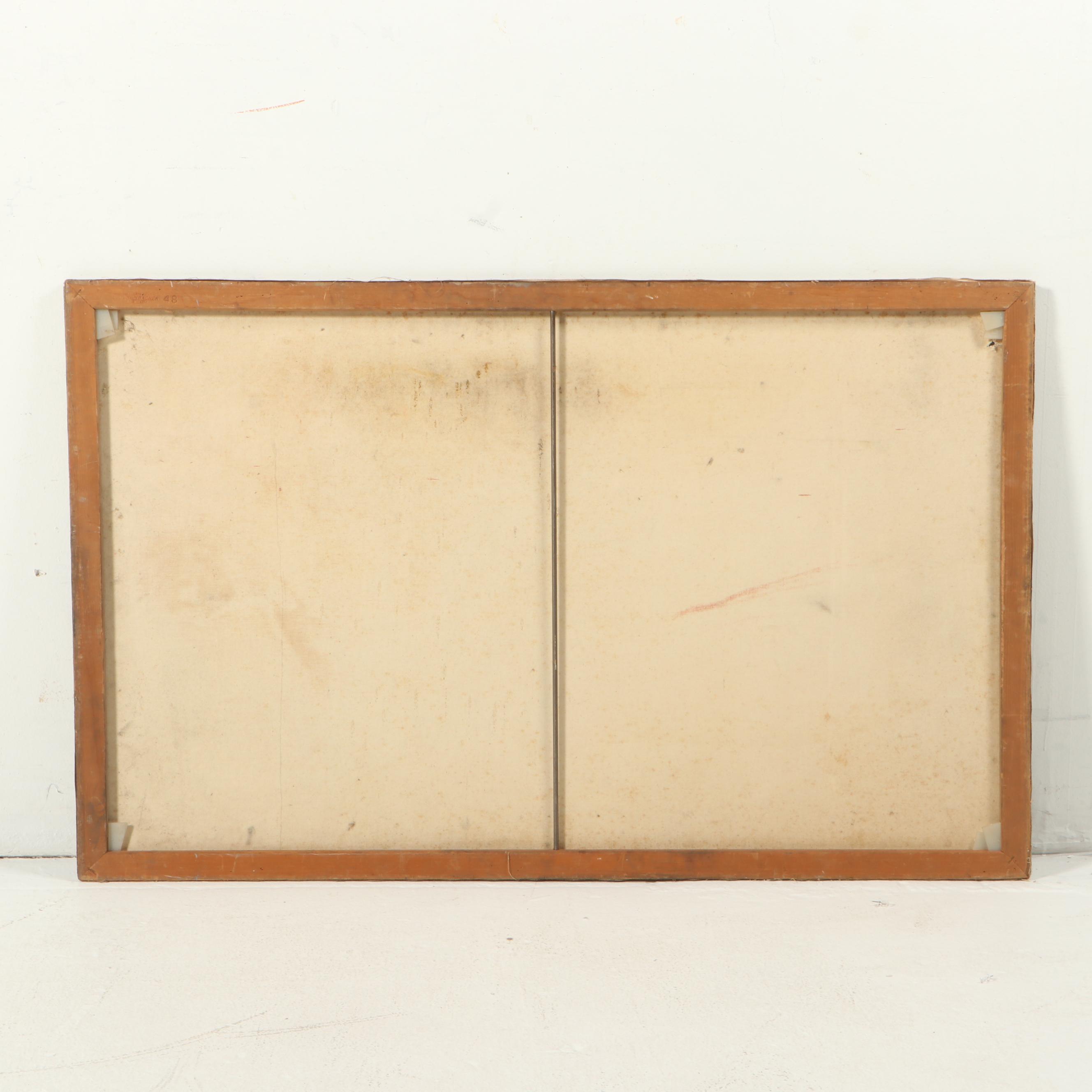 Abstract / Surrealist Mixed Media Painting