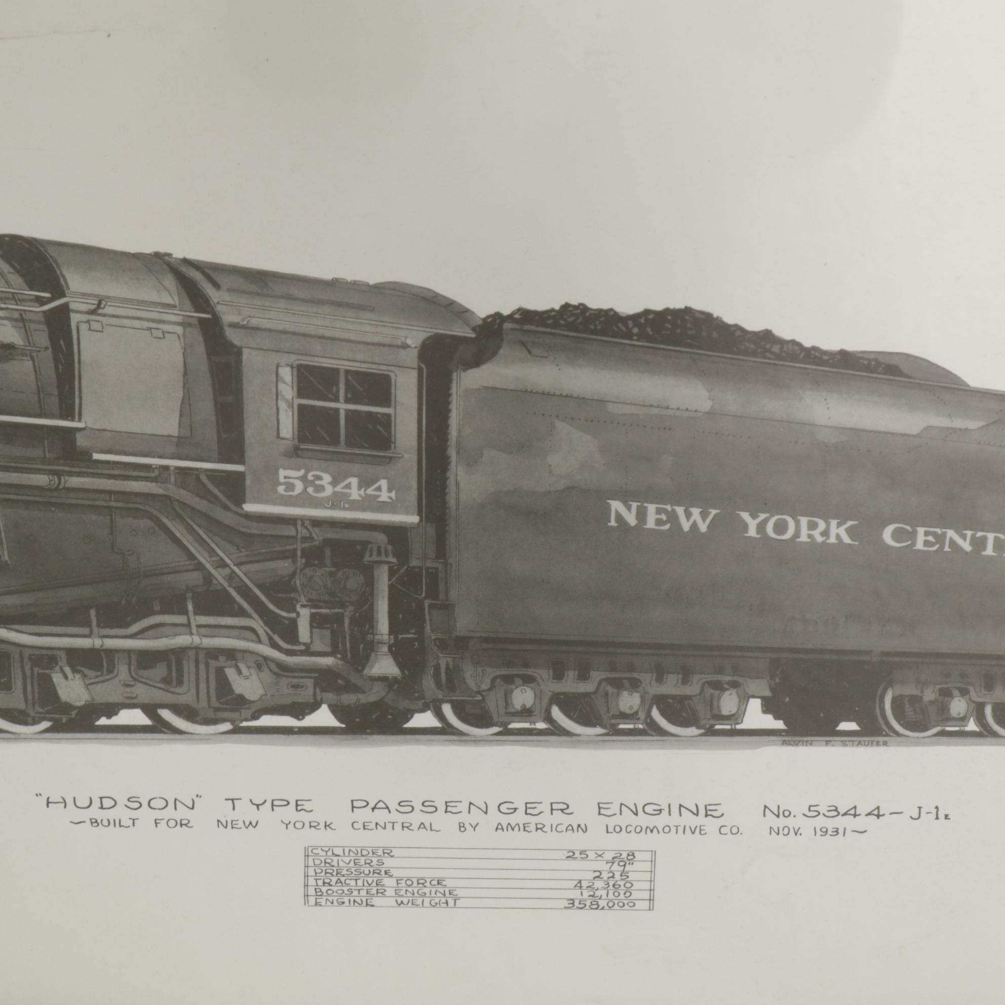 Rayo Driving Lamp, Framed Print, Postcards, and More Train Collectibles