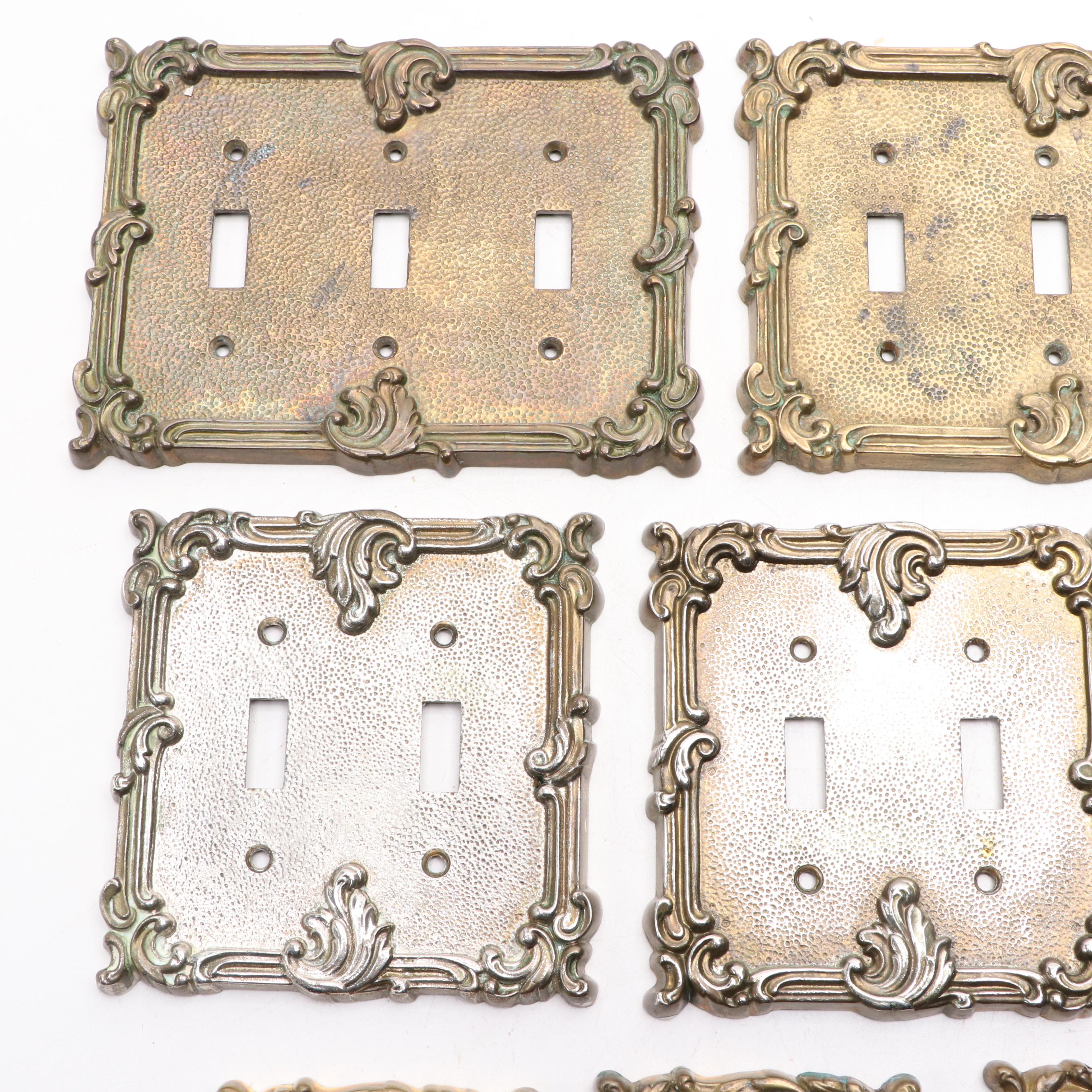 Cast Brass Wall Switch Plate Covers
