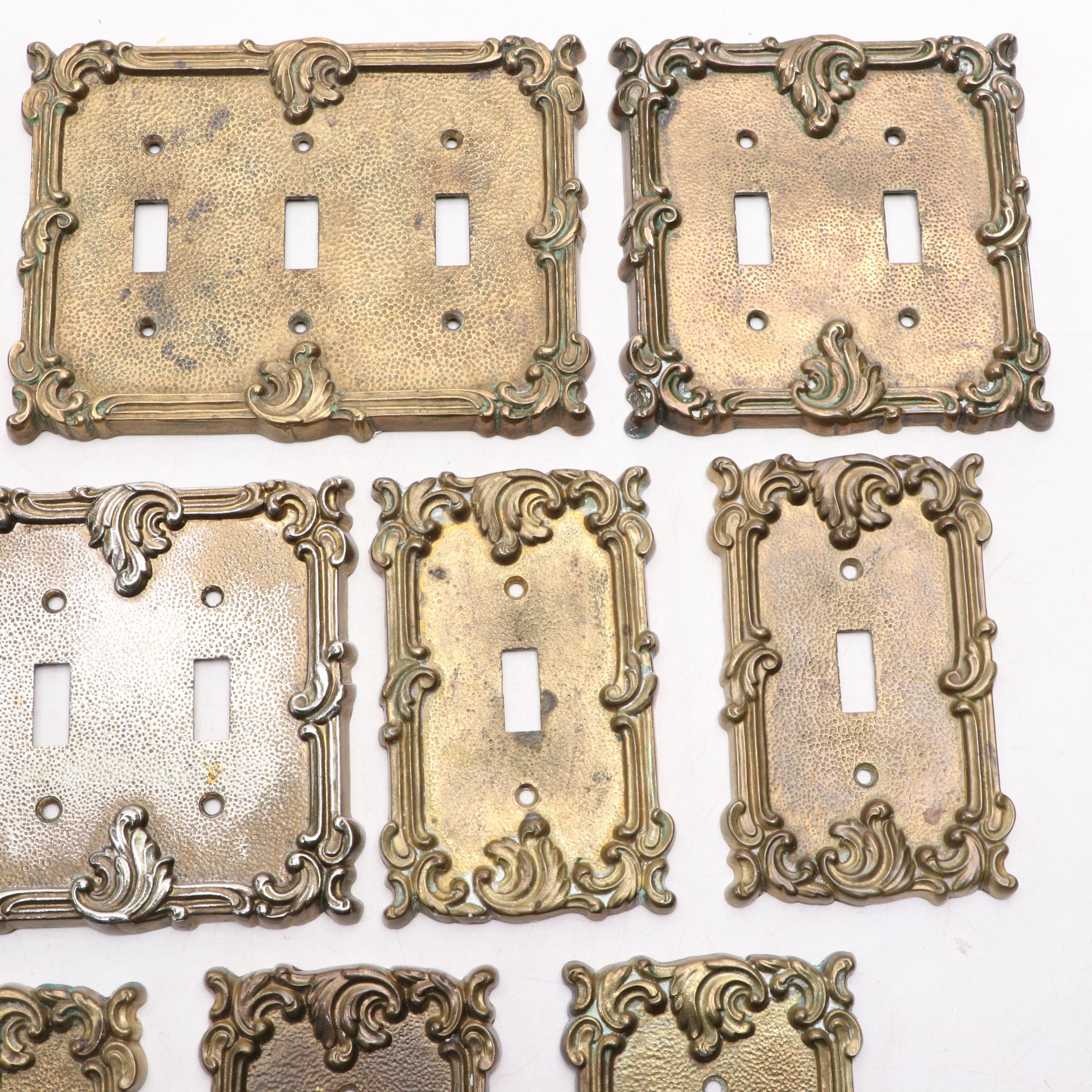 Cast Brass Wall Switch Plate Covers
