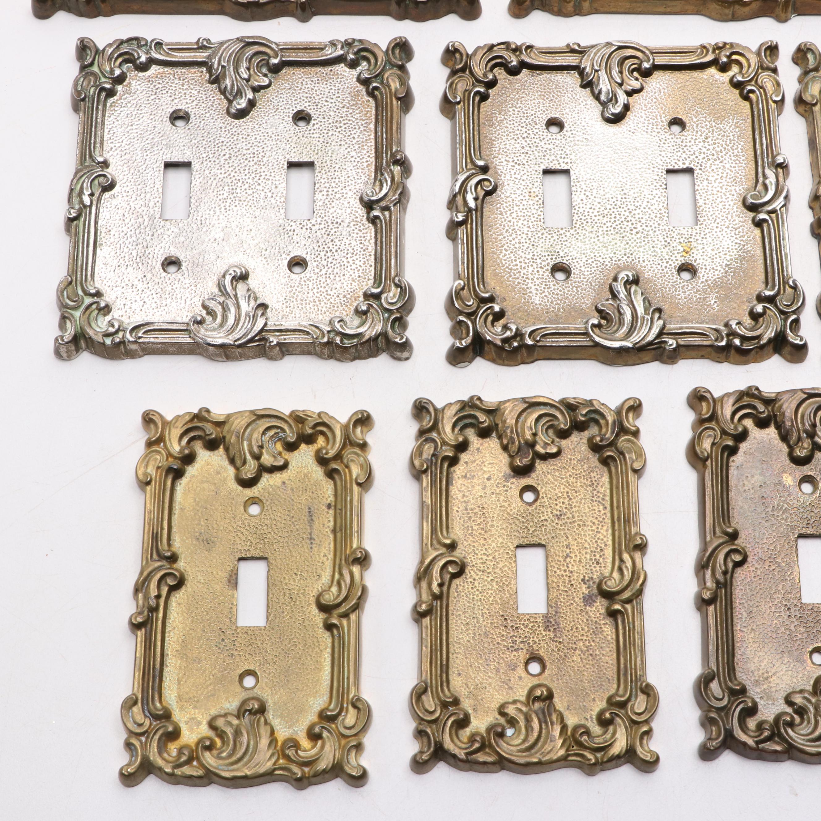 Cast Brass Wall Switch Plate Covers