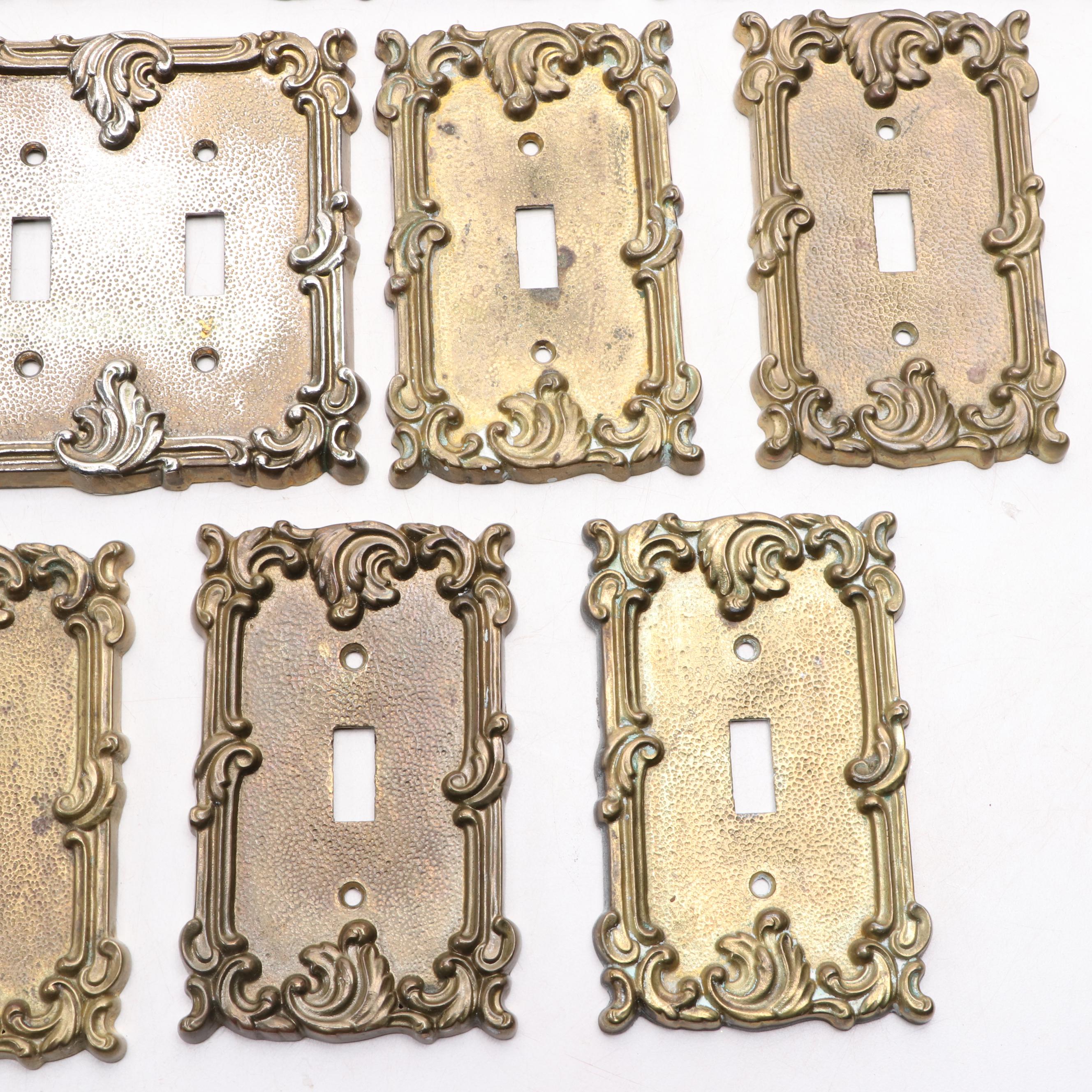 Cast Brass Wall Switch Plate Covers