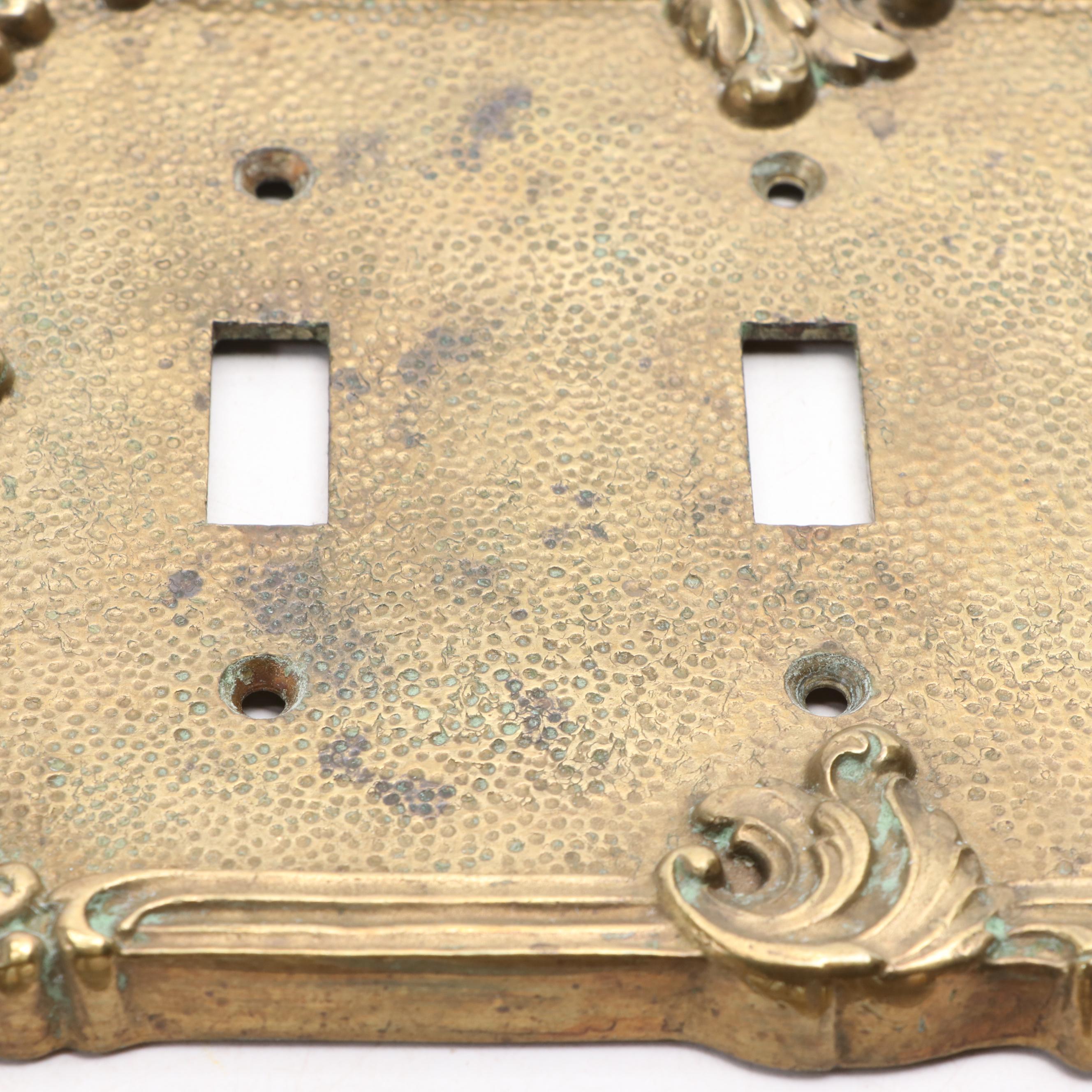 Cast Brass Wall Switch Plate Covers