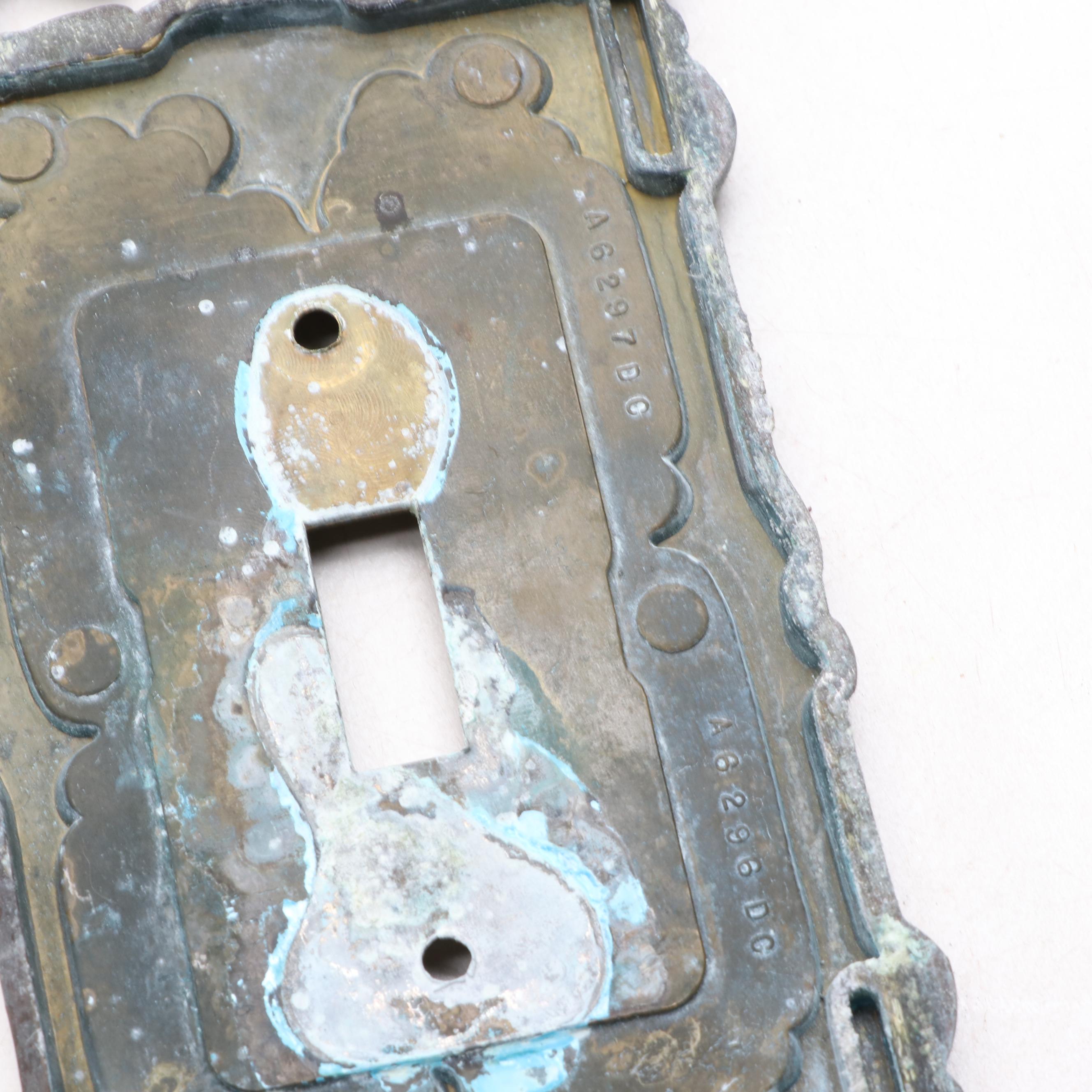 Cast Brass Wall Switch Plate Covers