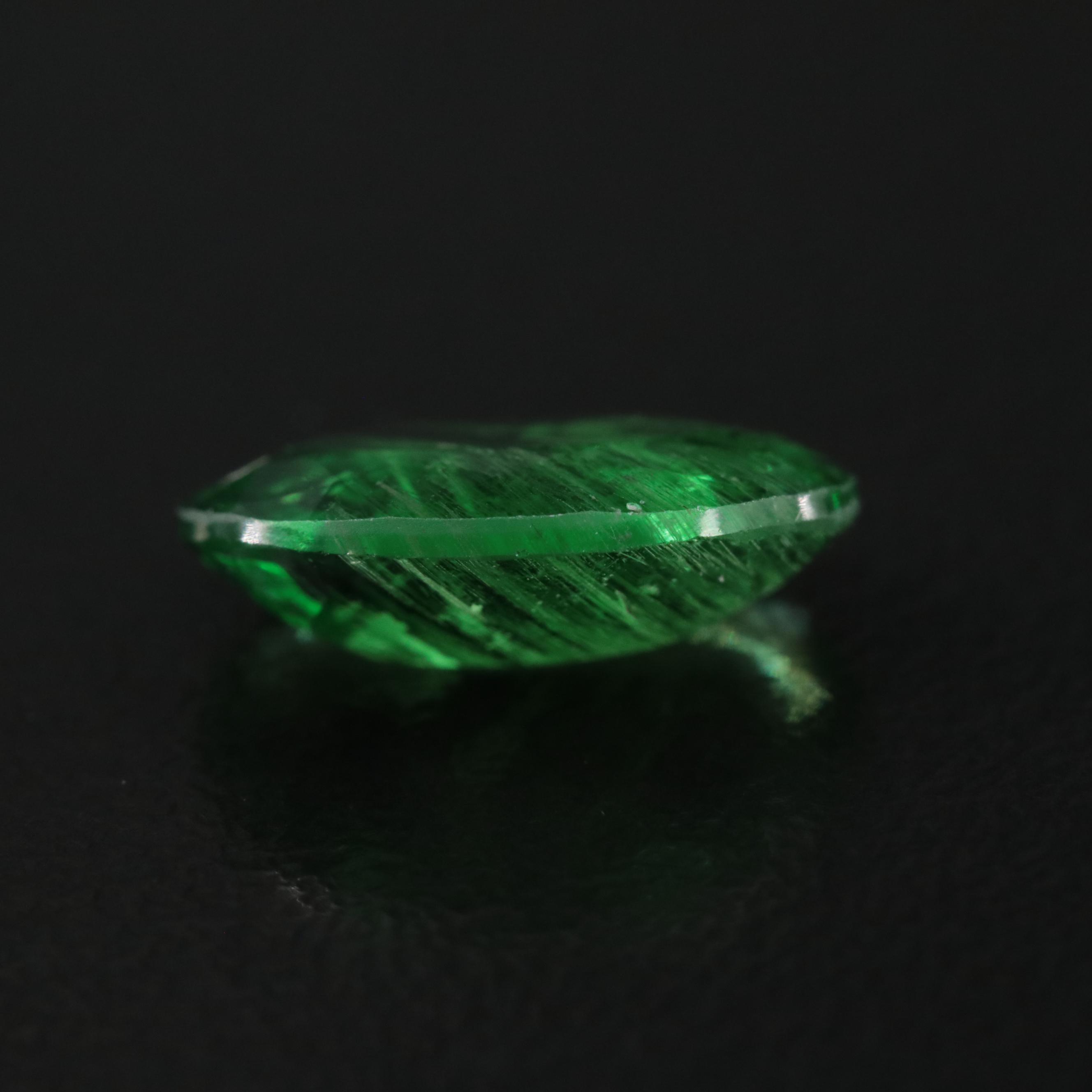 Loose 3.12 CT Tsavorite with GIA Report