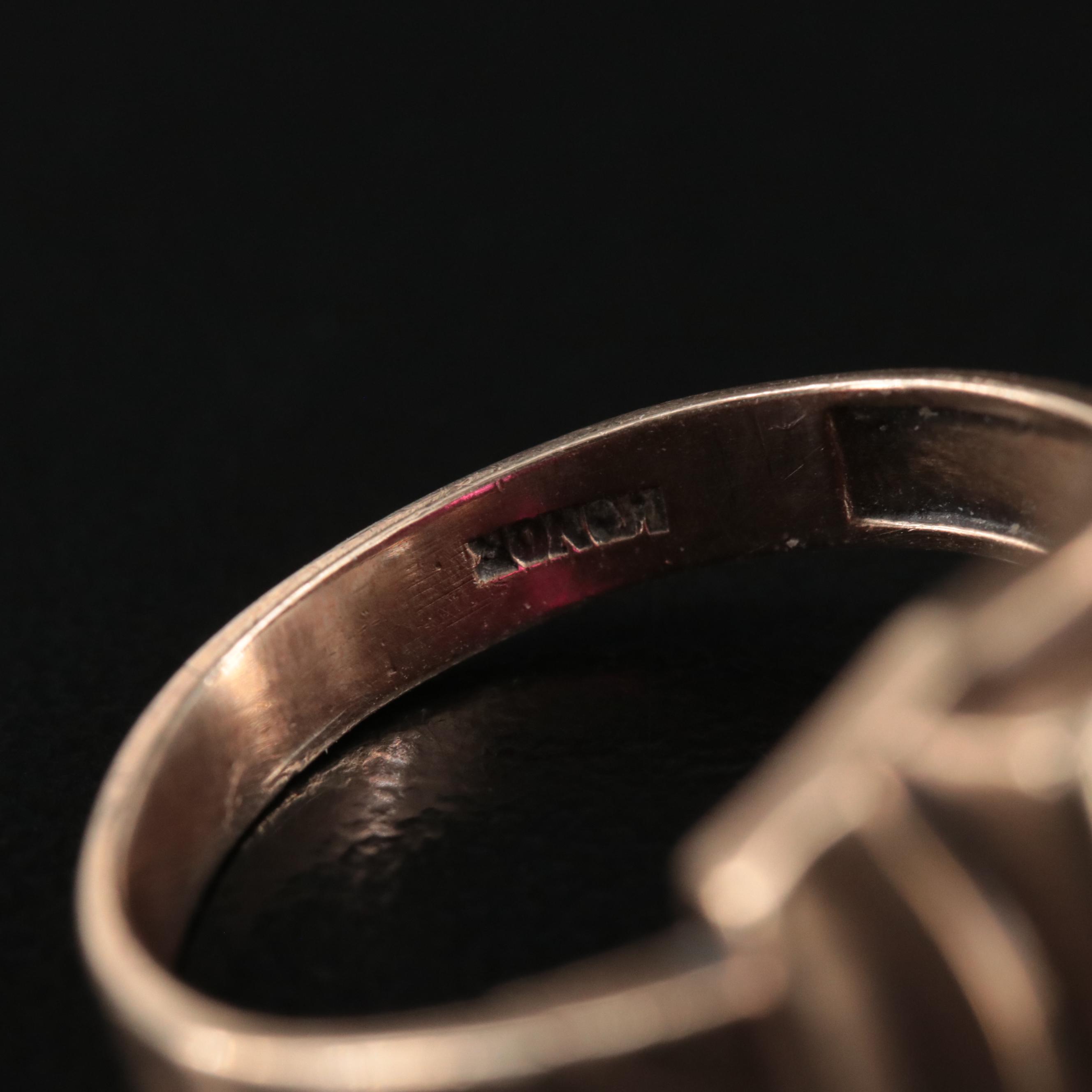 Vintage 10K Ruby Ring