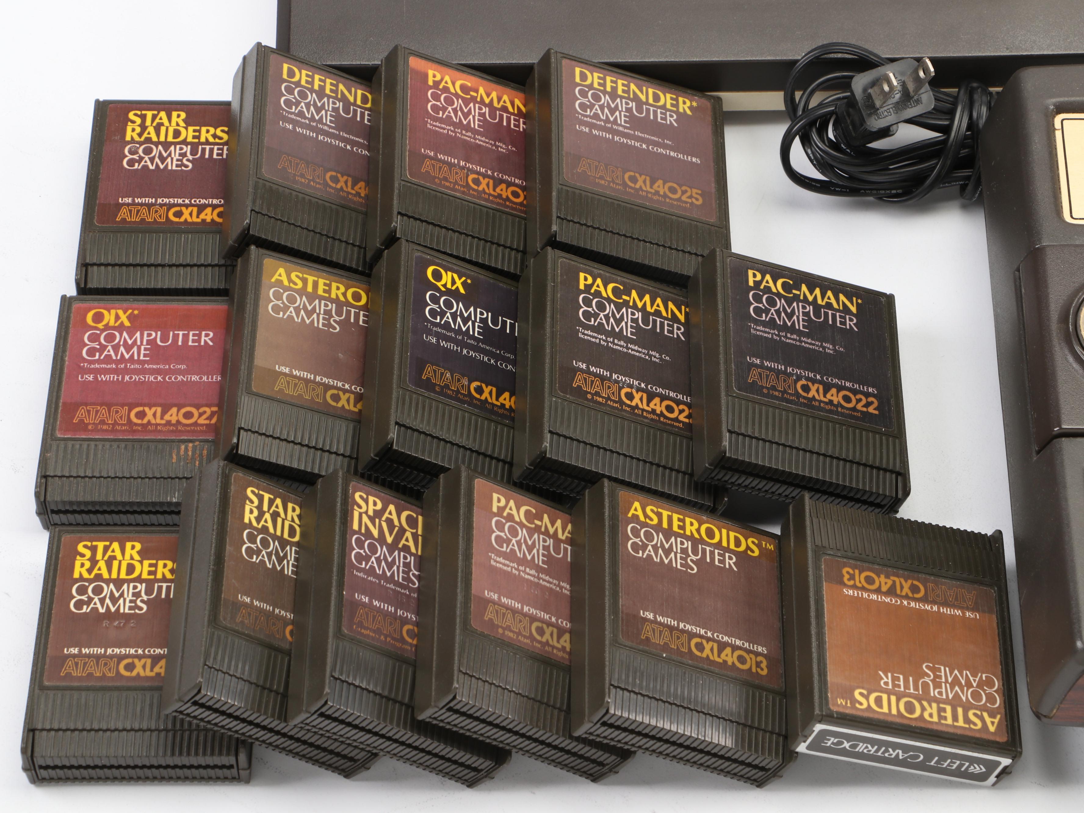 Atari 800XL Console, 810 Disk Drive, Coleco Vision, Video Games, and More