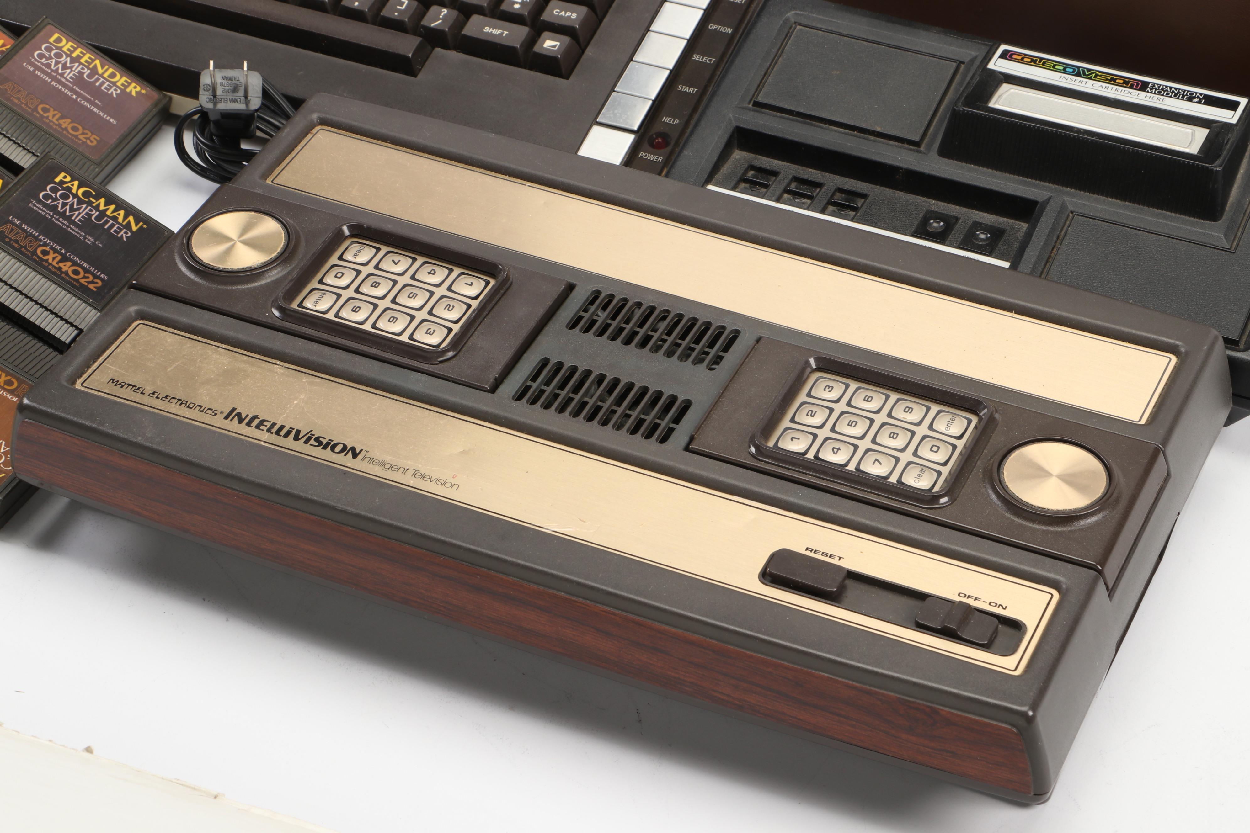 Atari 800XL Console, 810 Disk Drive, Coleco Vision, Video Games, and More