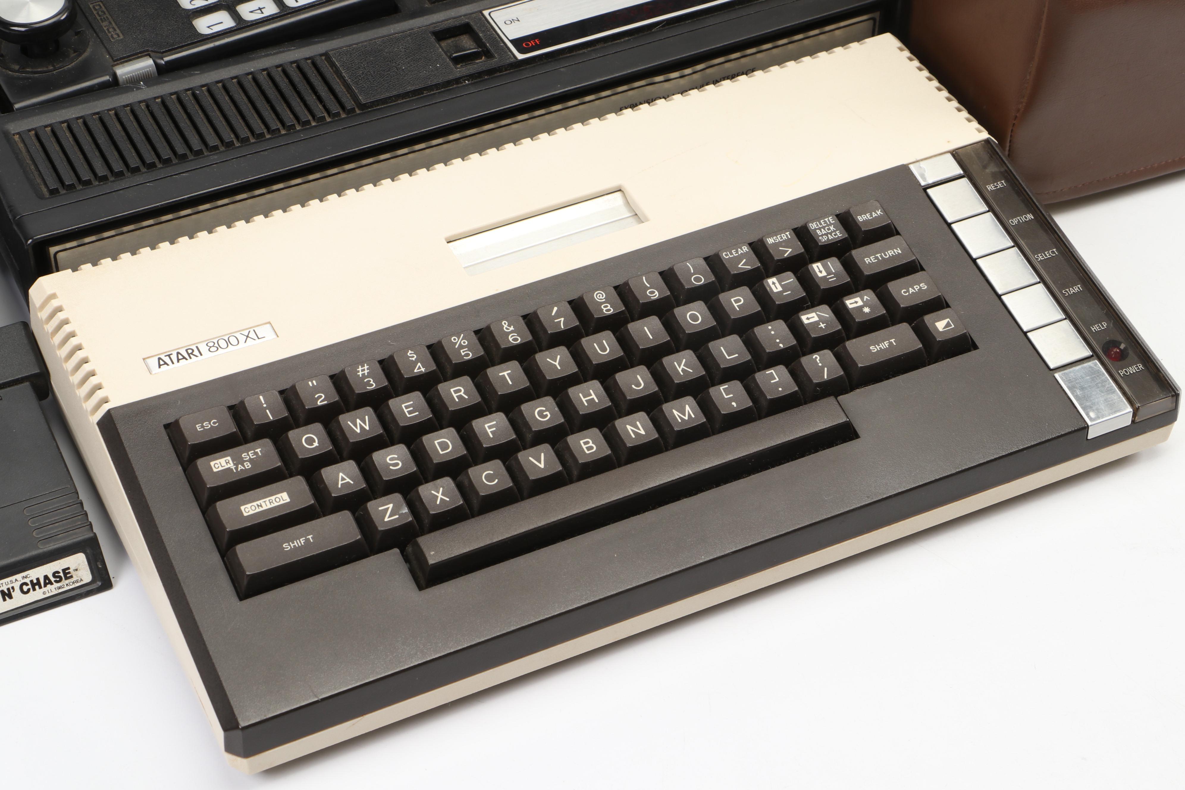 Atari 800XL Console, 810 Disk Drive, Coleco Vision, Video Games, and More