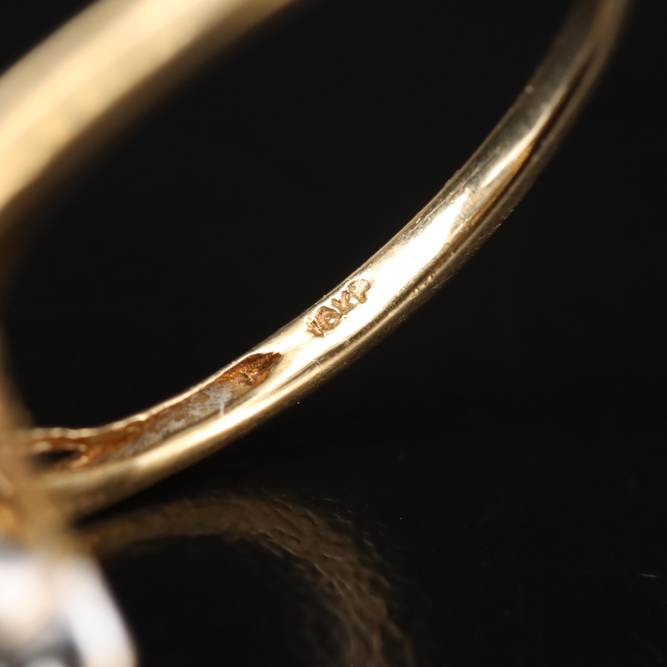 10K 0.10 CTW Diamond Ring