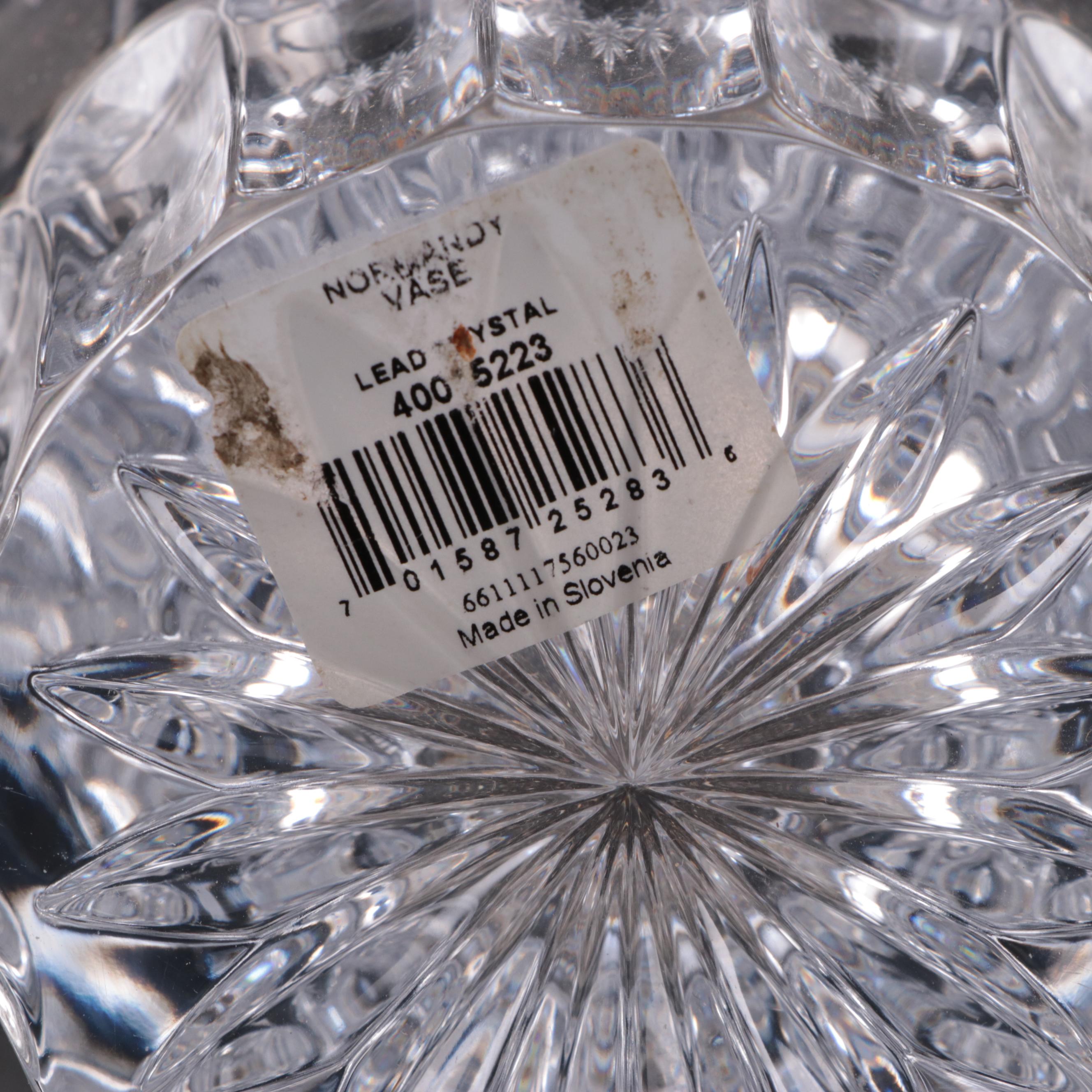Waterford Crystal "Normandy" 10" Vase and More EBTH