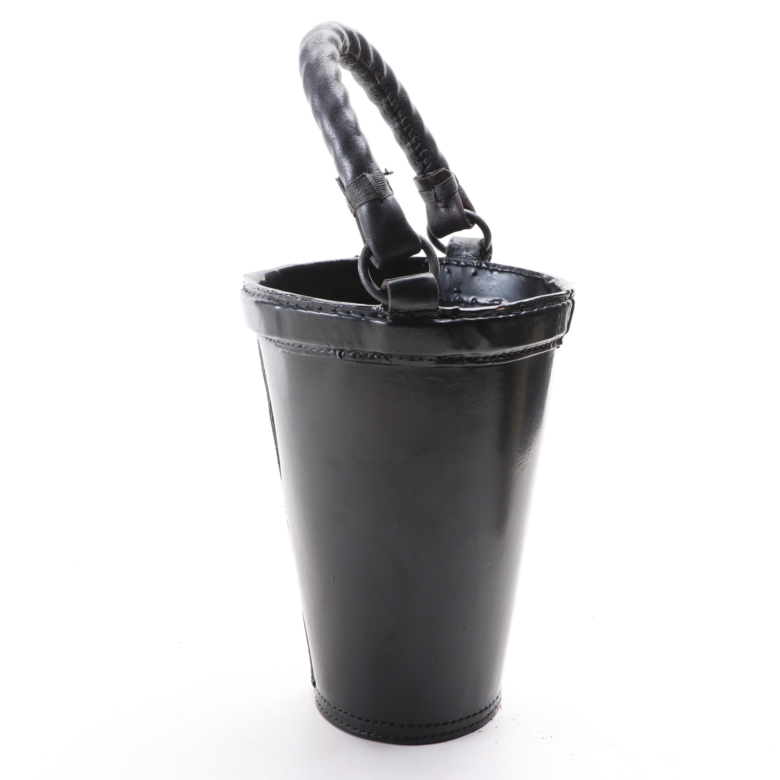 Colonial Williamsburg Handcrafted Reproduction Leather Fire Bucket