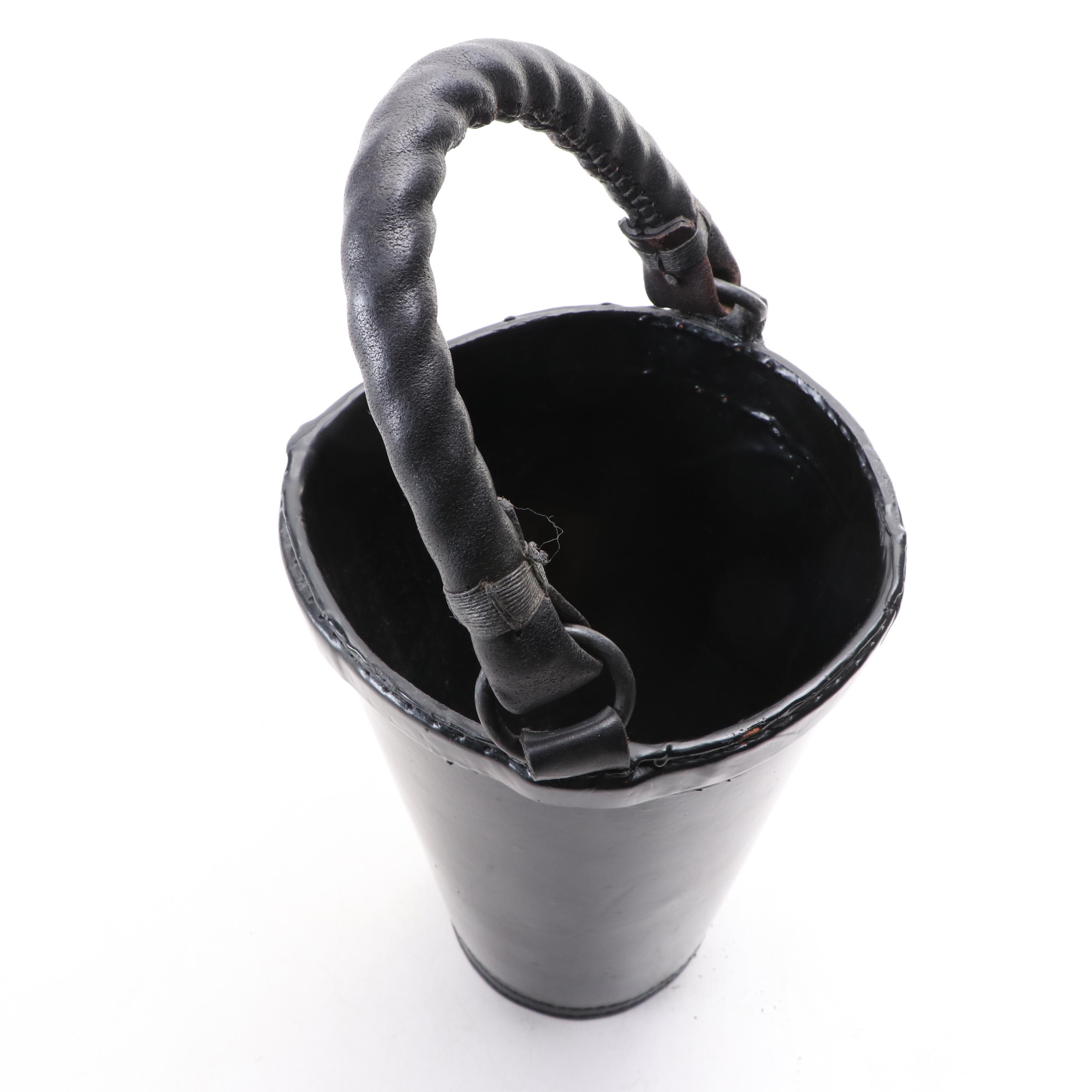 Colonial Williamsburg Handcrafted Reproduction Leather Fire Bucket