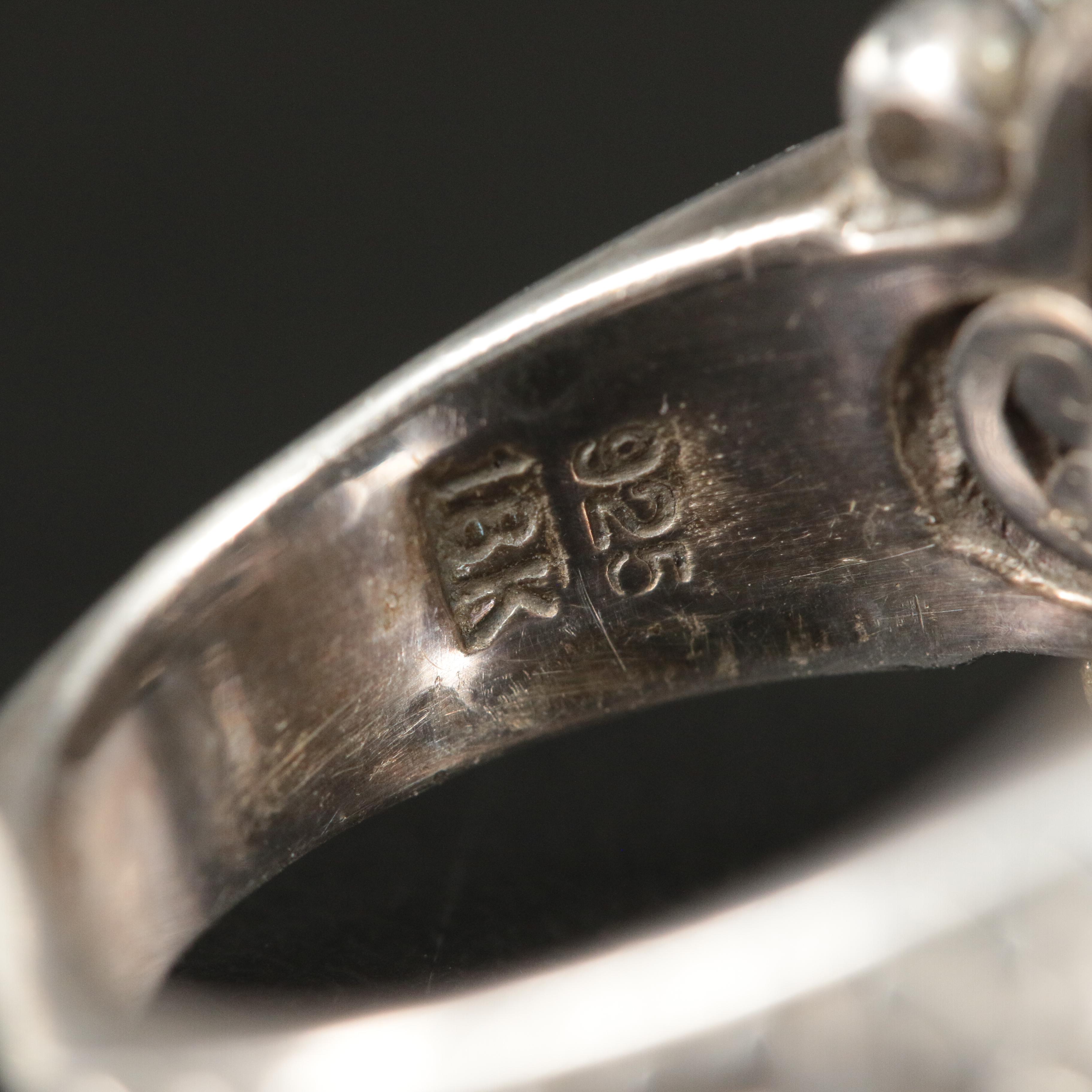 John Hardy Sterling 'Dots' Oval Ring with 18K Accents