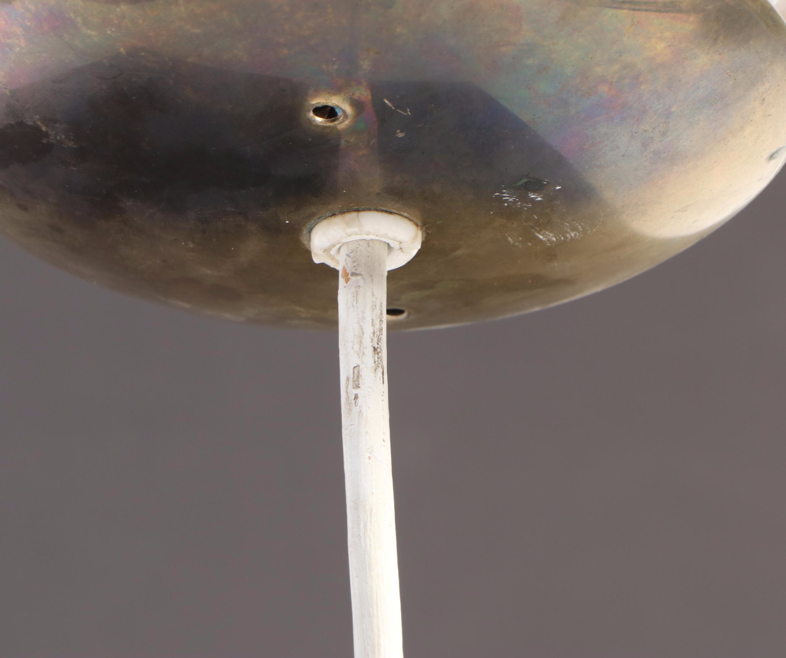 Matte Frosted Glass Globe Pendants, Pair