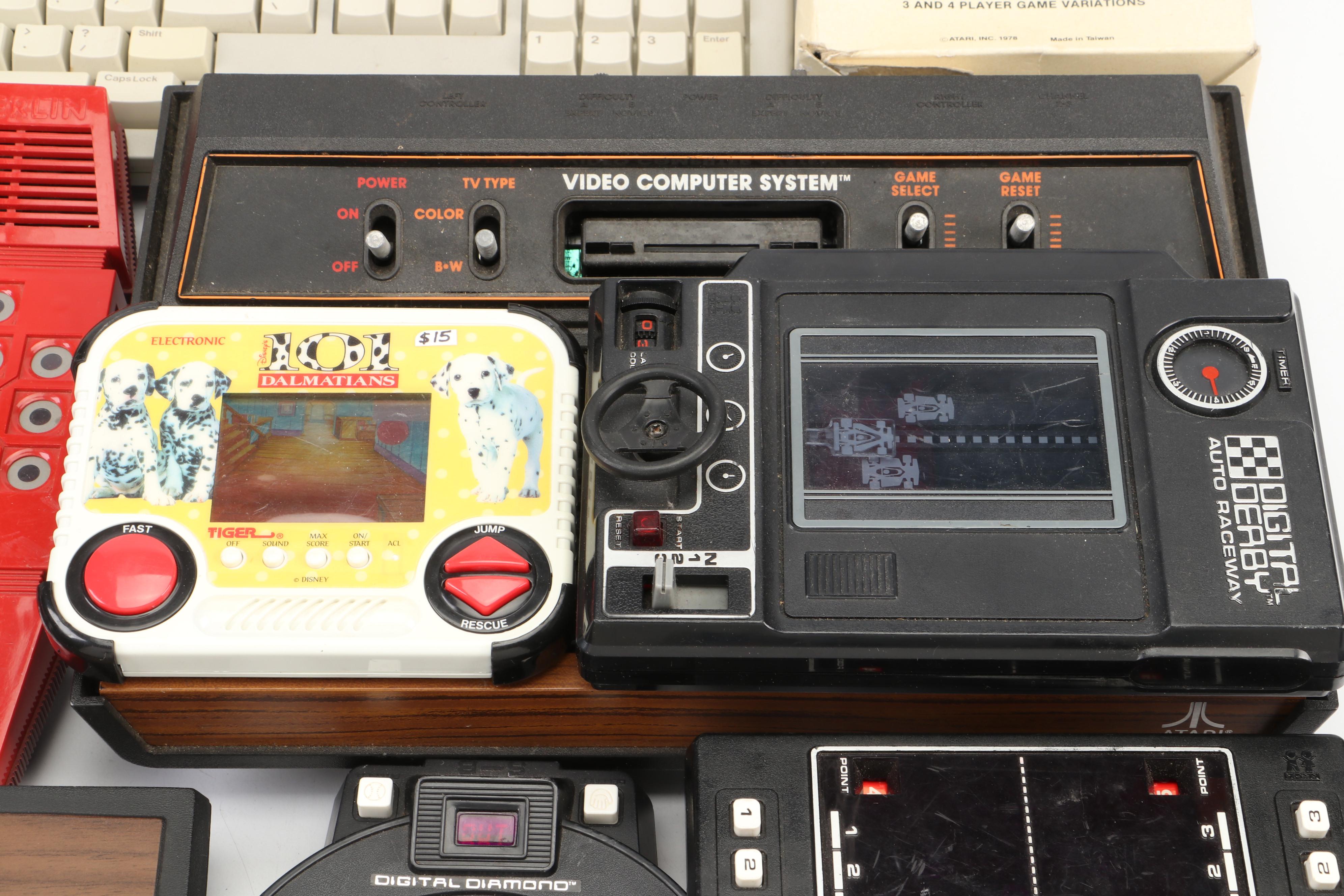 Atari 2600 Console with Video Games, Controllers, and More