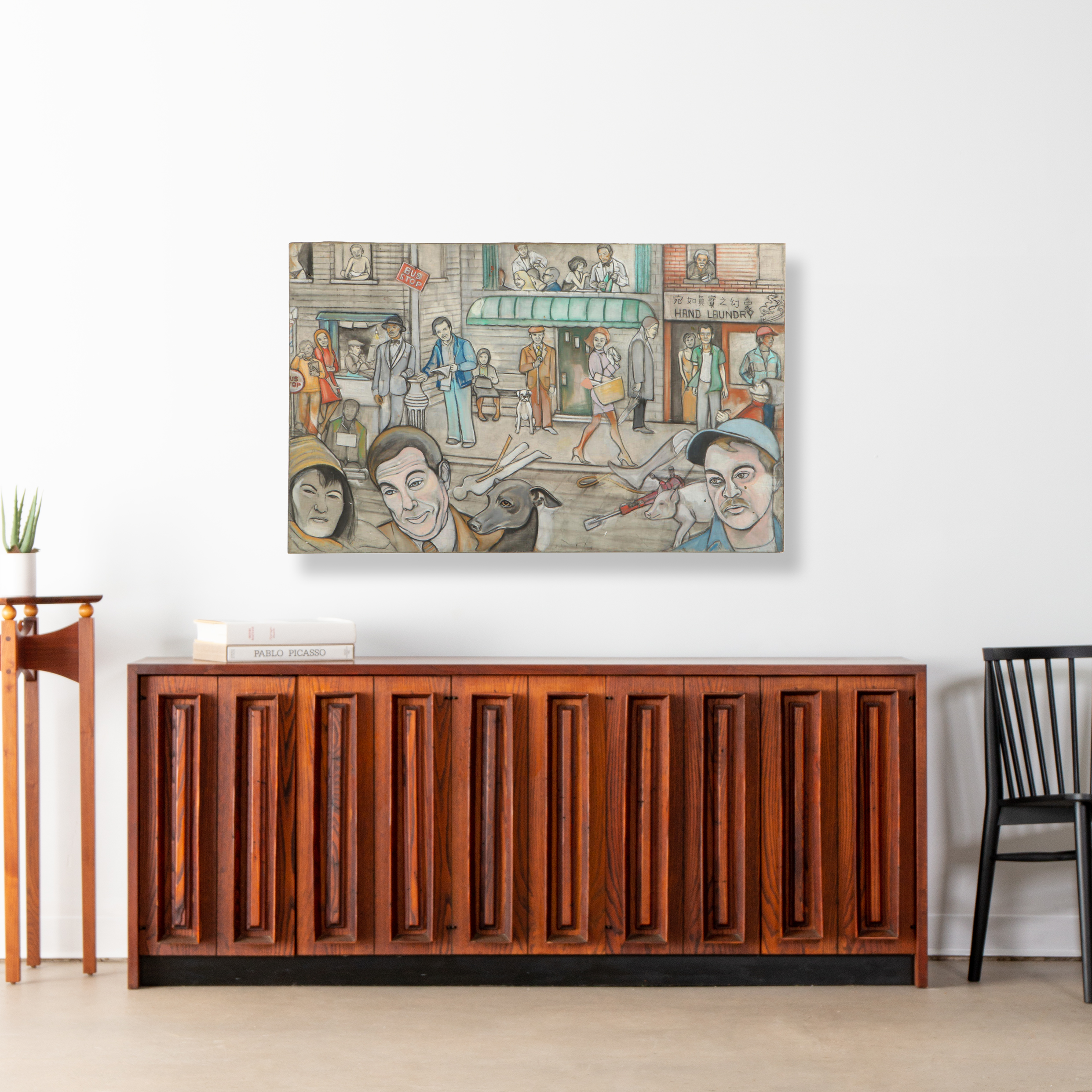 Abstract / Surrealist Mixed Media Painting