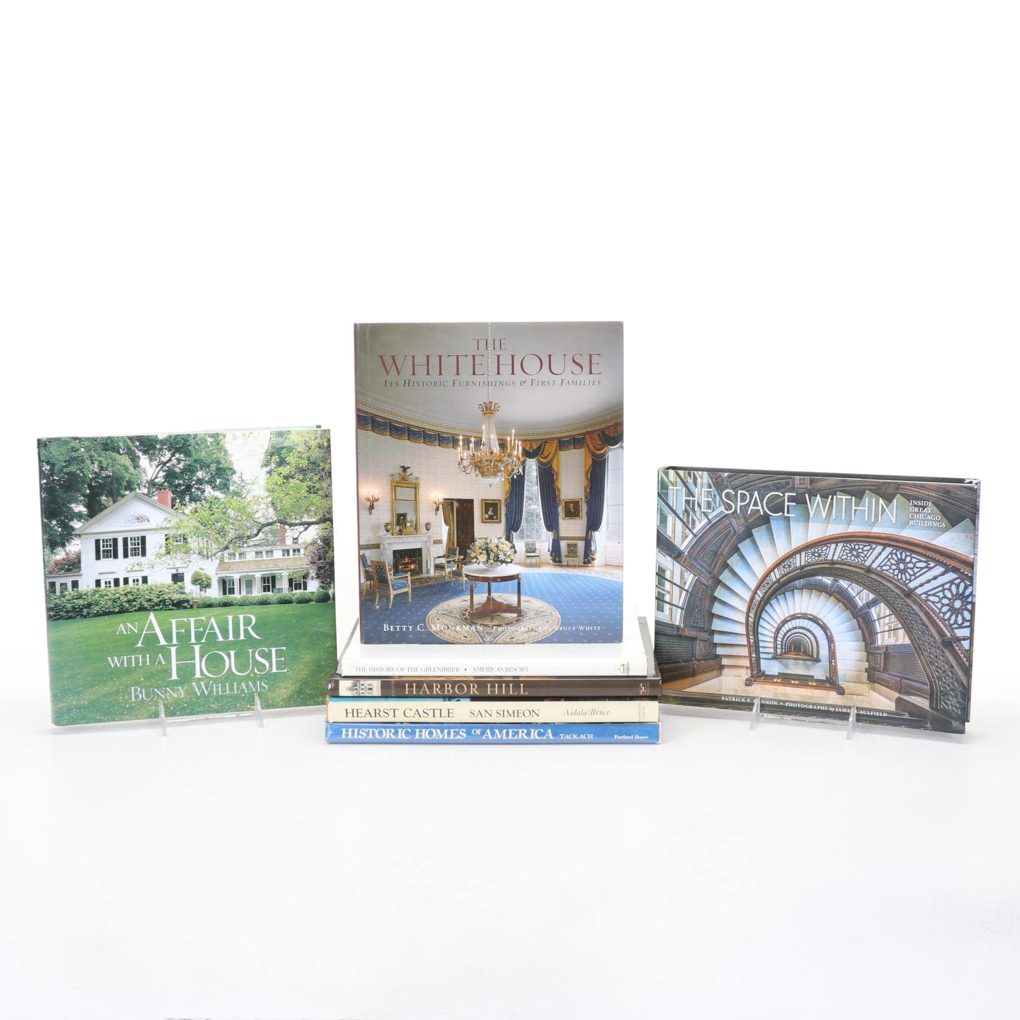 Architecture and Design Books Featuring "The White House" by Betty C. Monkman