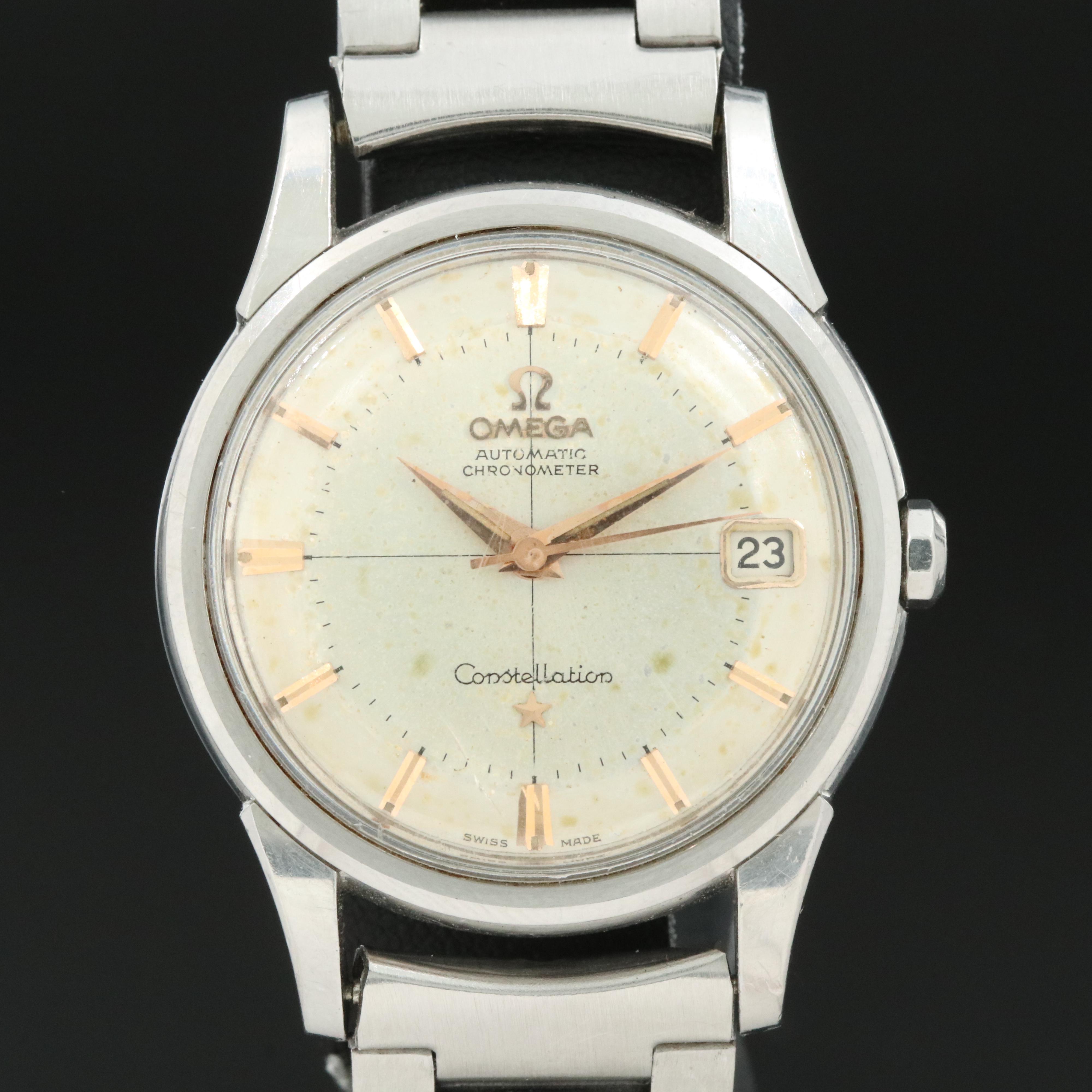 Omega Constellation Pie Pan Dial Watch