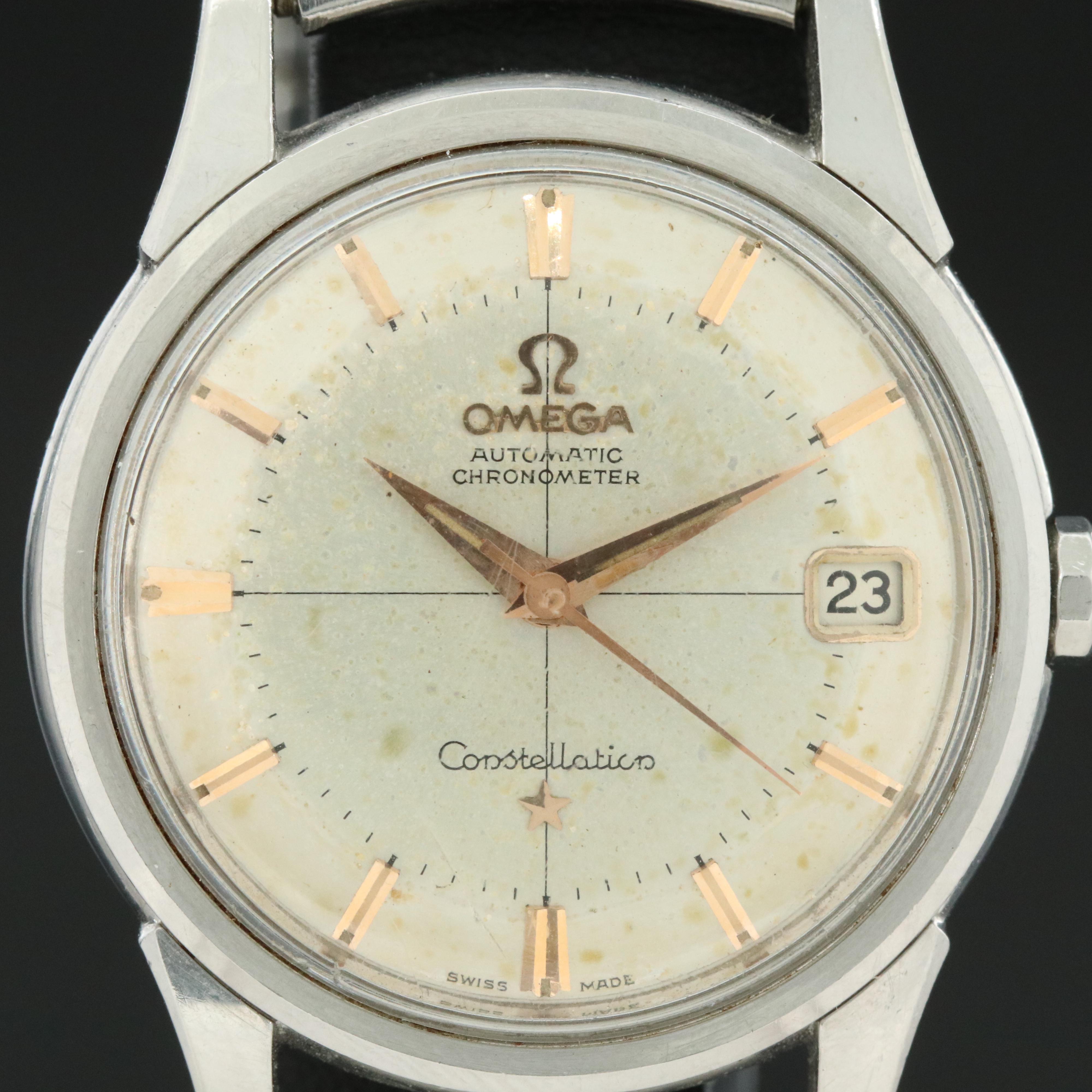 Omega Constellation Pie Pan Dial Watch