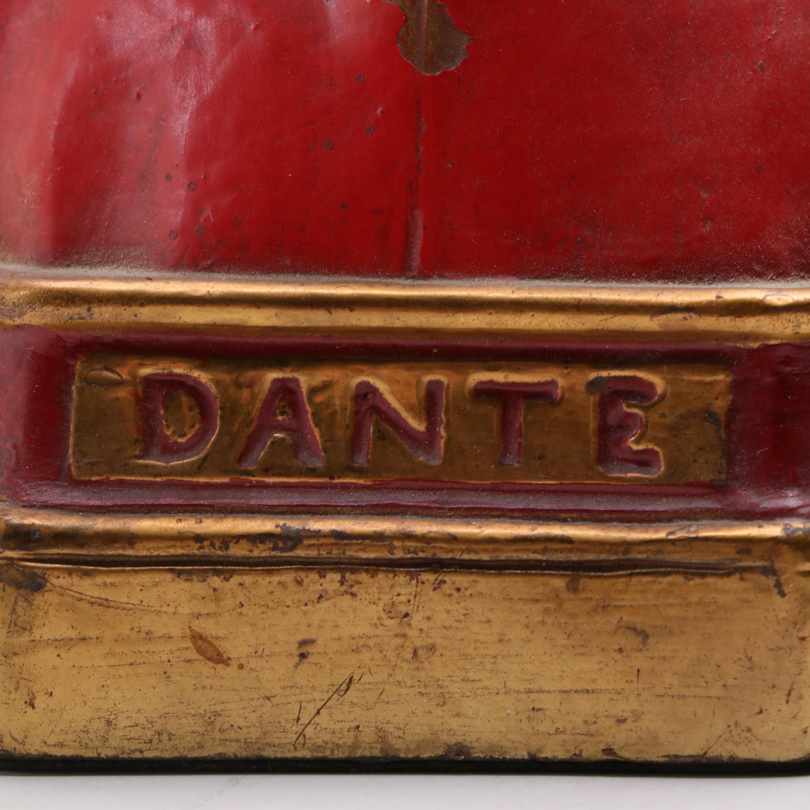 Armor Bronze Co. "Dante" and "Beatrice" Bronze Clad Bookends EBTH