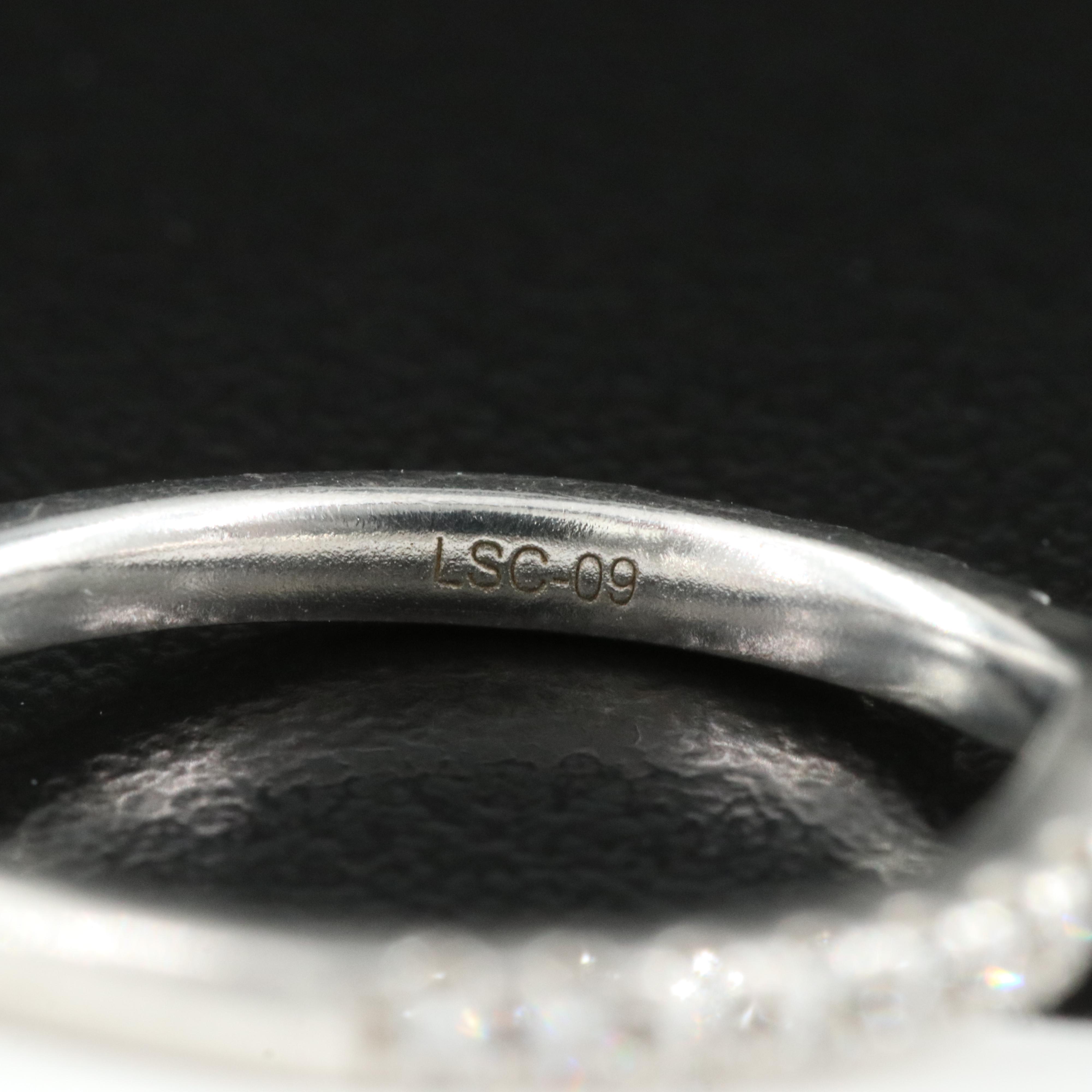 Platinum 0.25 CTW Diamond Contour Band