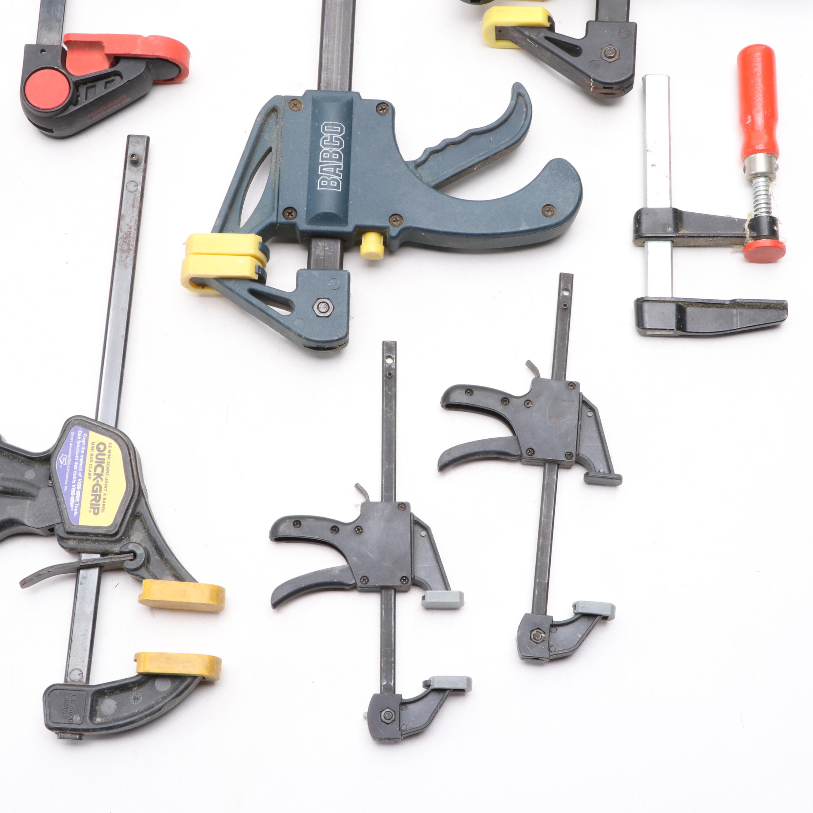 Craftsman, Larin, Babco, and Irwin QuickGrip Bar Clamps EBTH