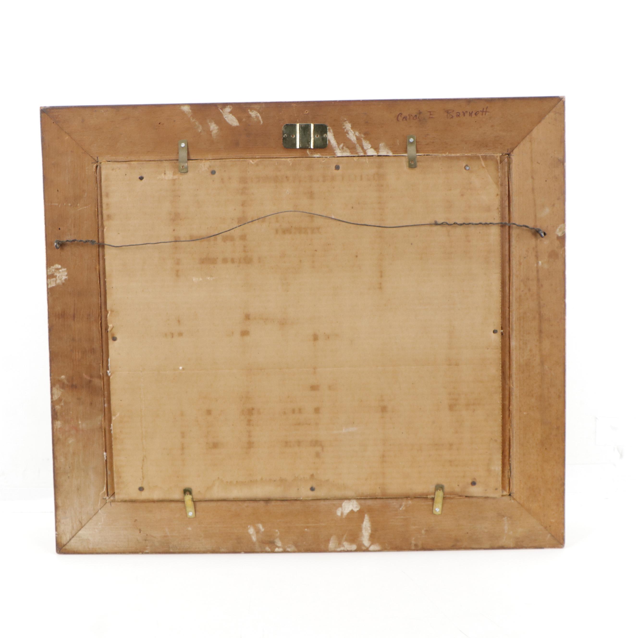 Maurice Braun Impressionist Plein-Air Autumn Landscape Oil Painting