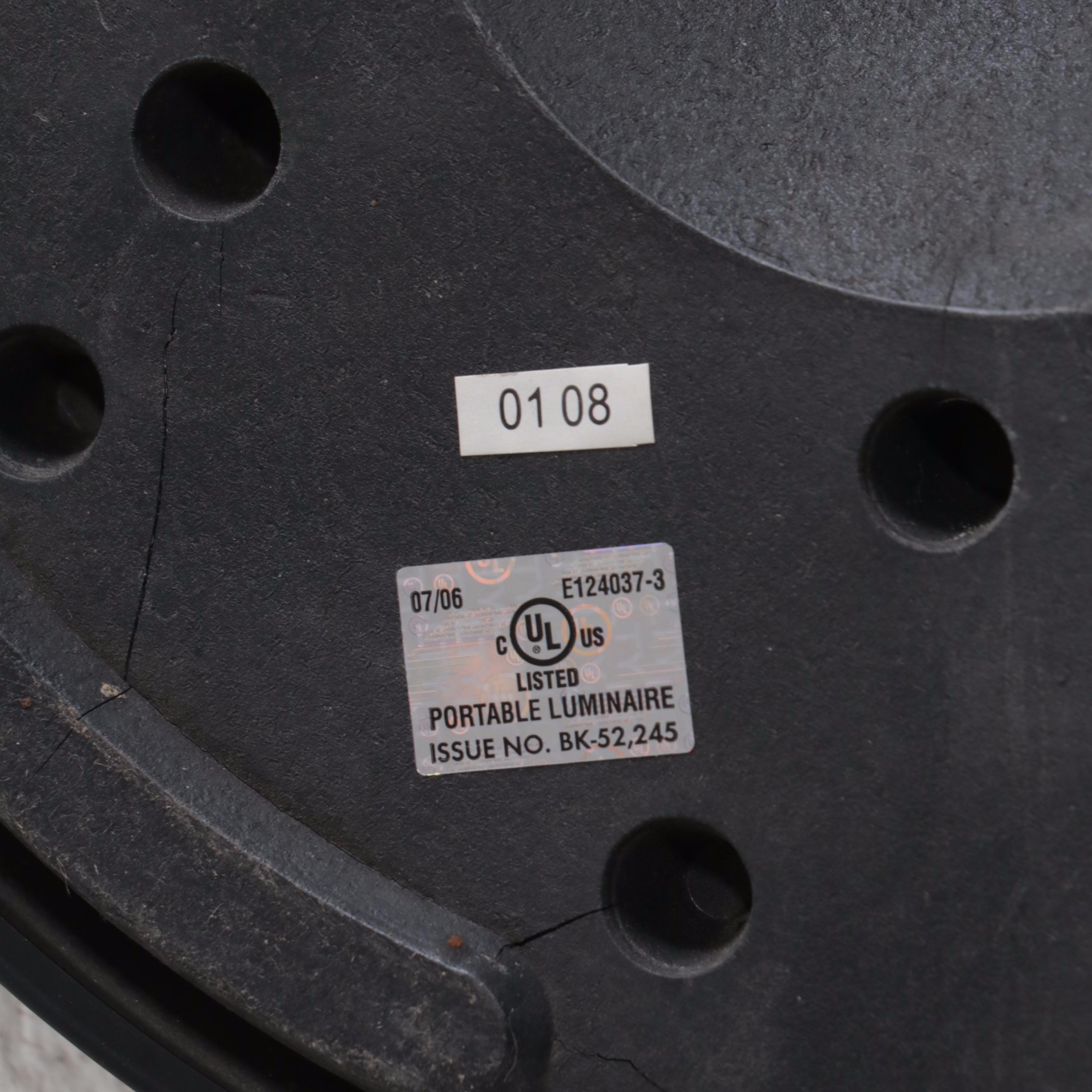 Contemporary Faux Bois Spindle Floor Lamp