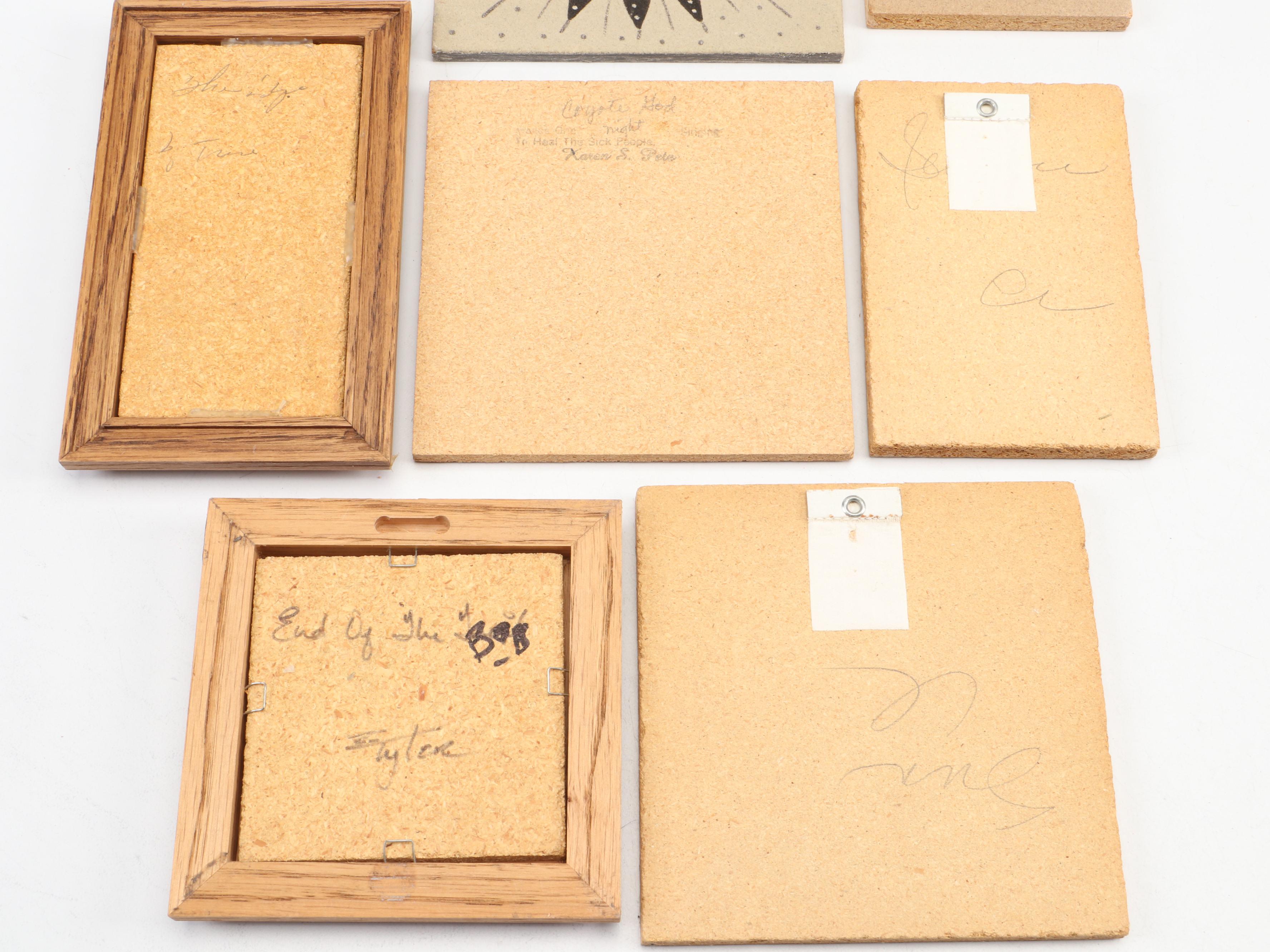 Southwestern Sand Painting Collection, Mid to Late 20th Century