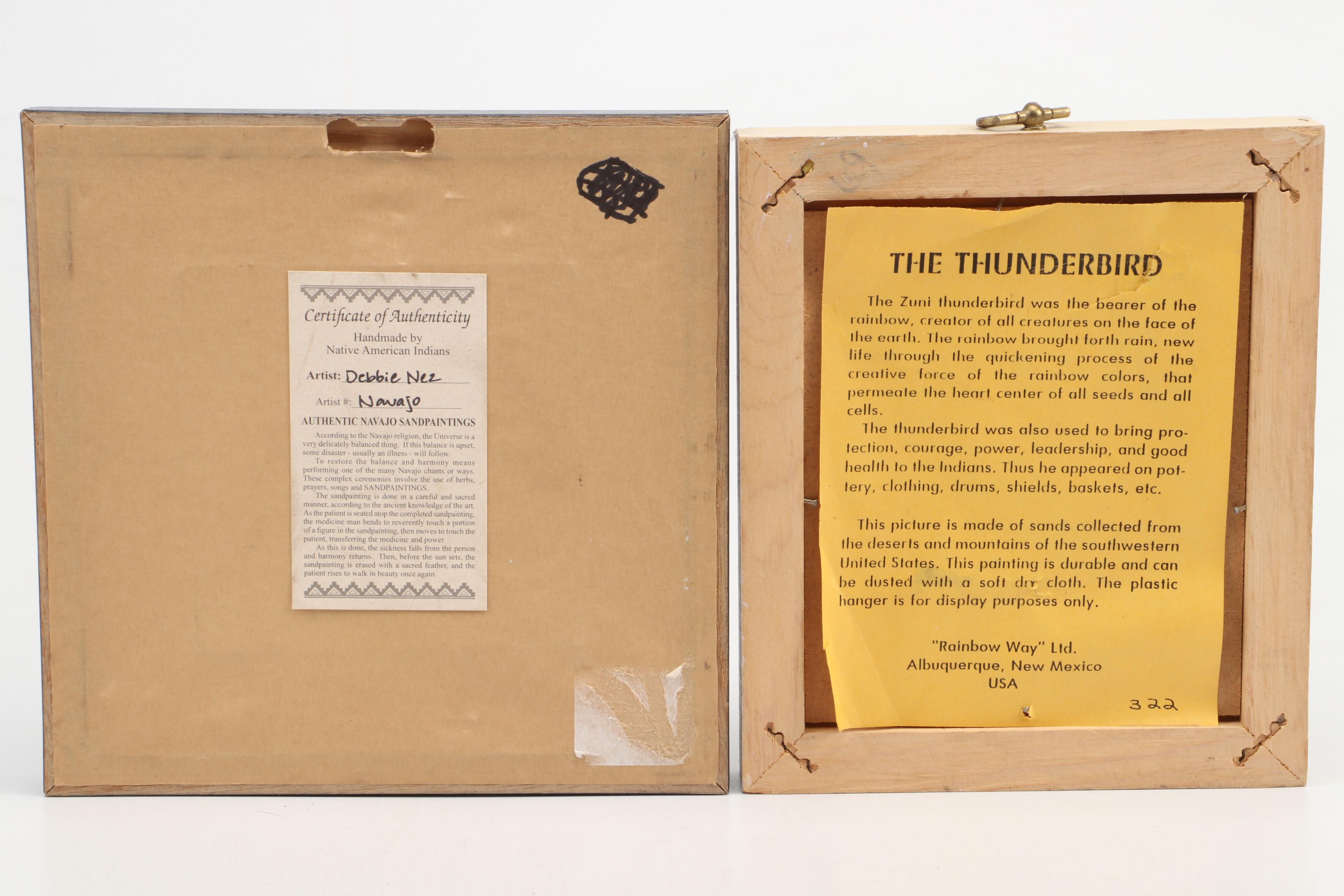 Southwestern Sand Painting Collection, Mid to Late 20th Century