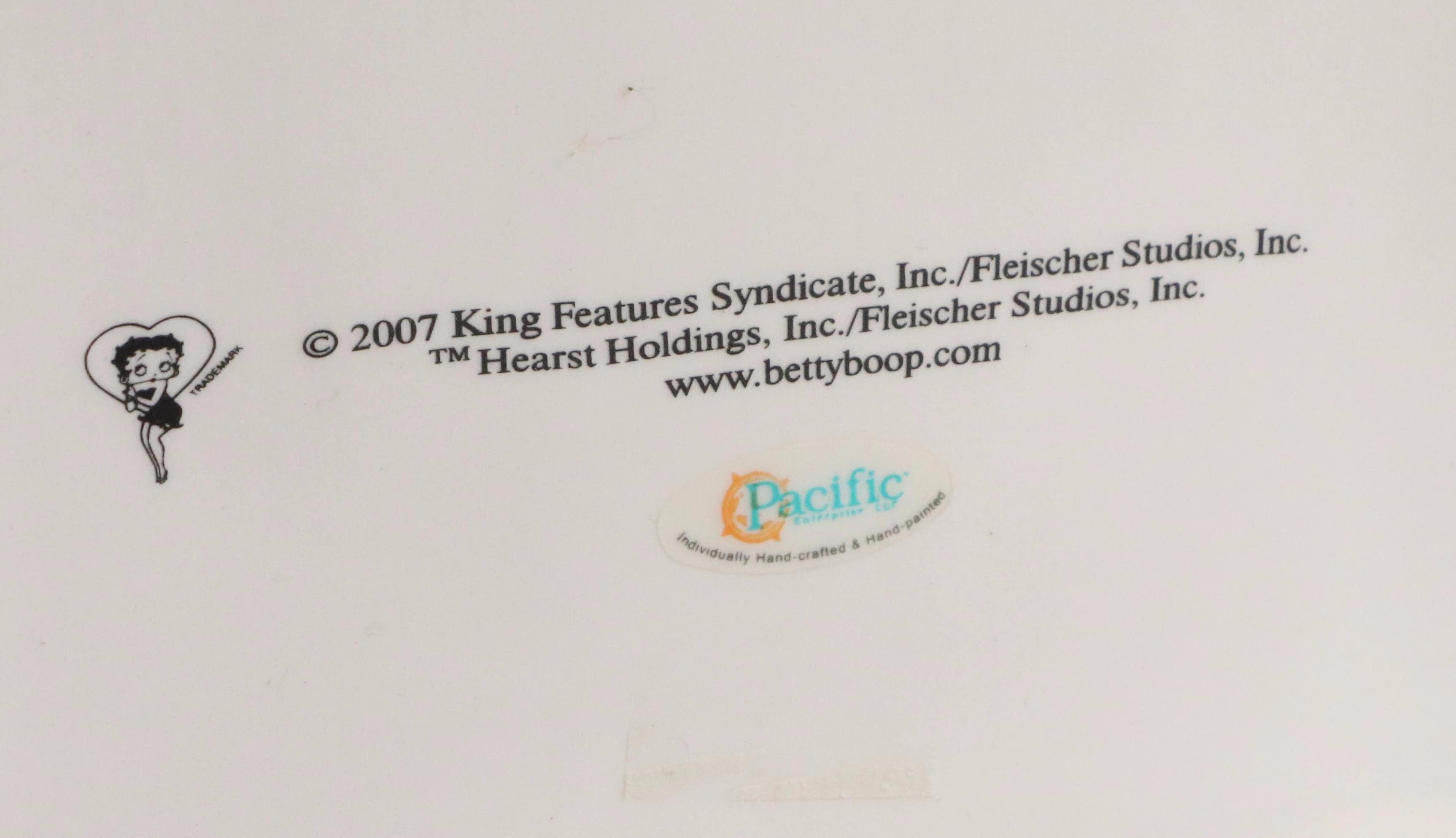 The Betty Boop Ice Cream Parlor Ceramic Cookie Jar, 2007