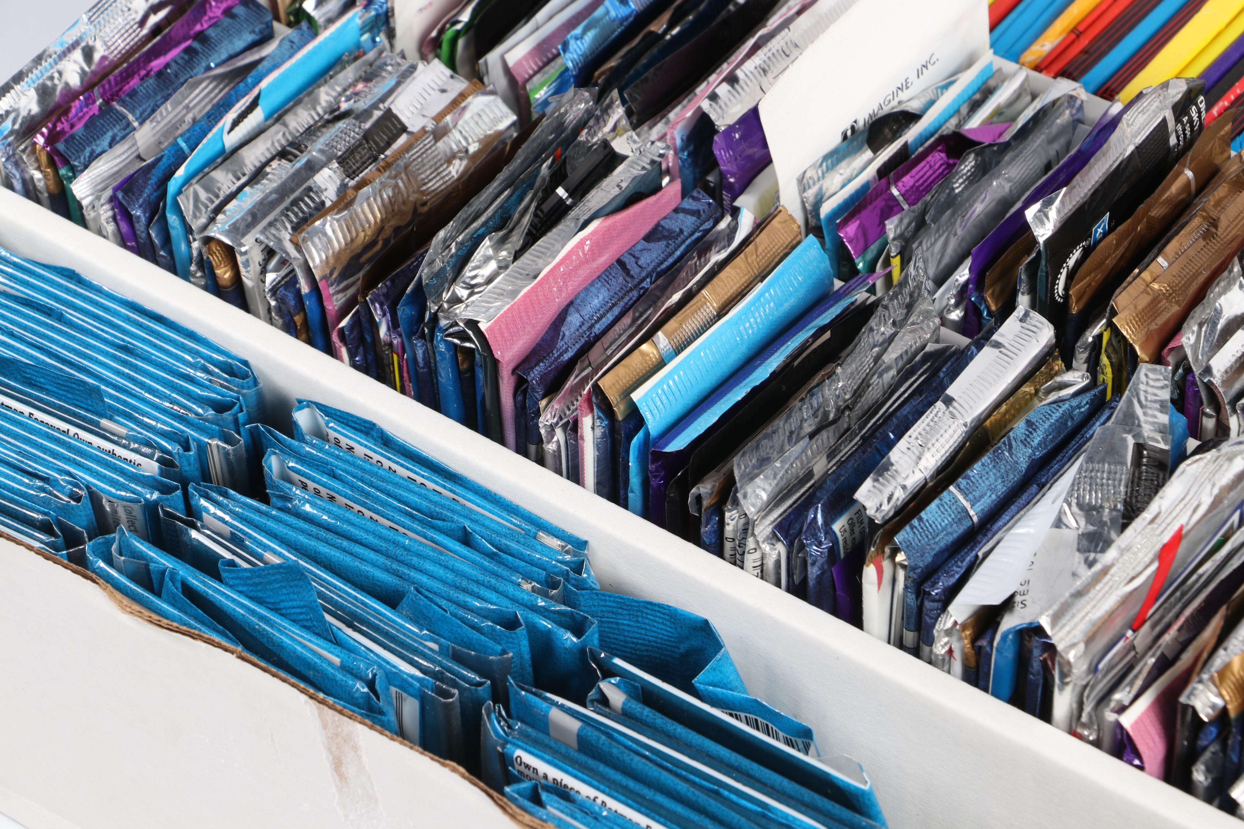 Sealed Trading Card Packs Featuring "The Beatles", "Spider-Man", and More