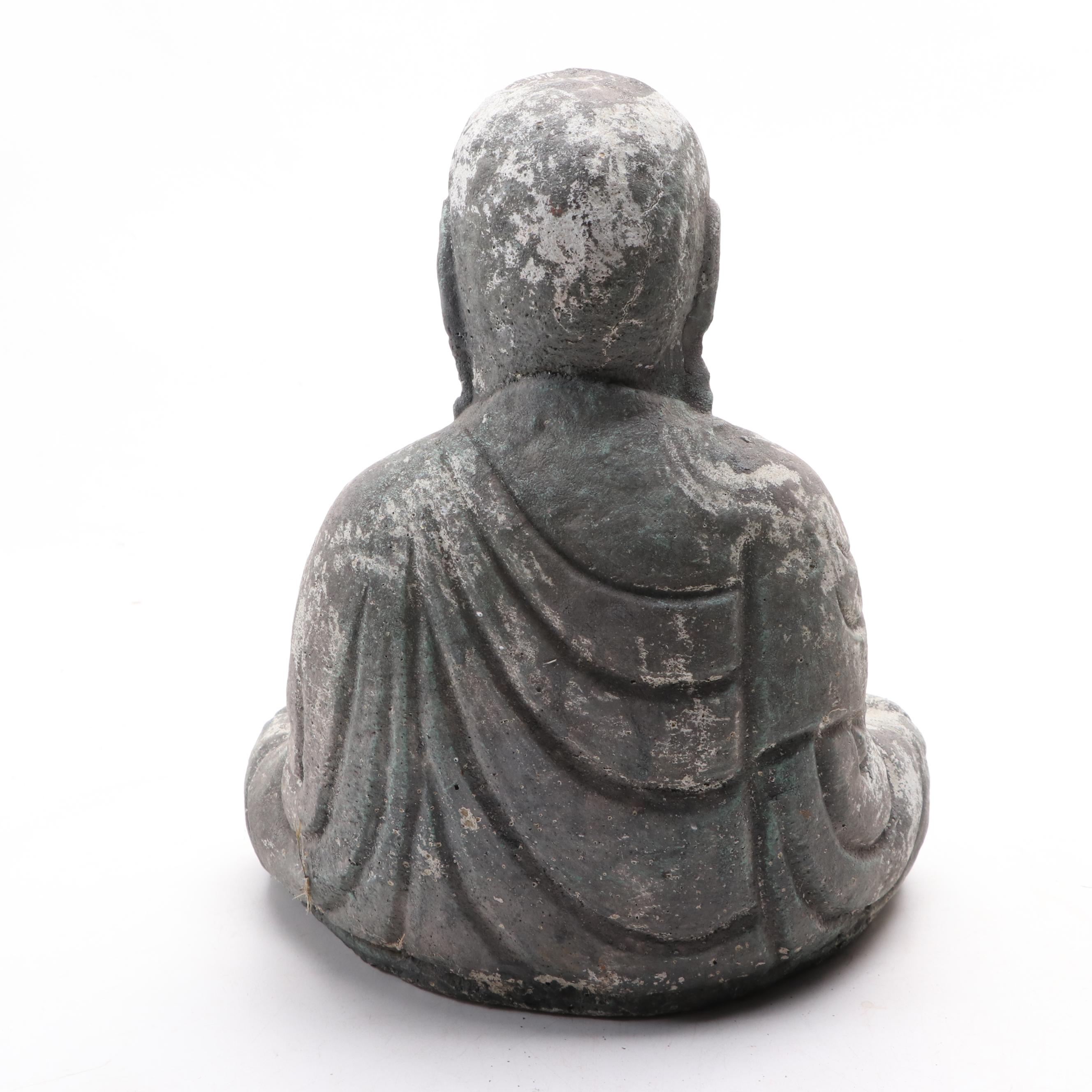Cast Concrete Seated Buddha Garden Statue