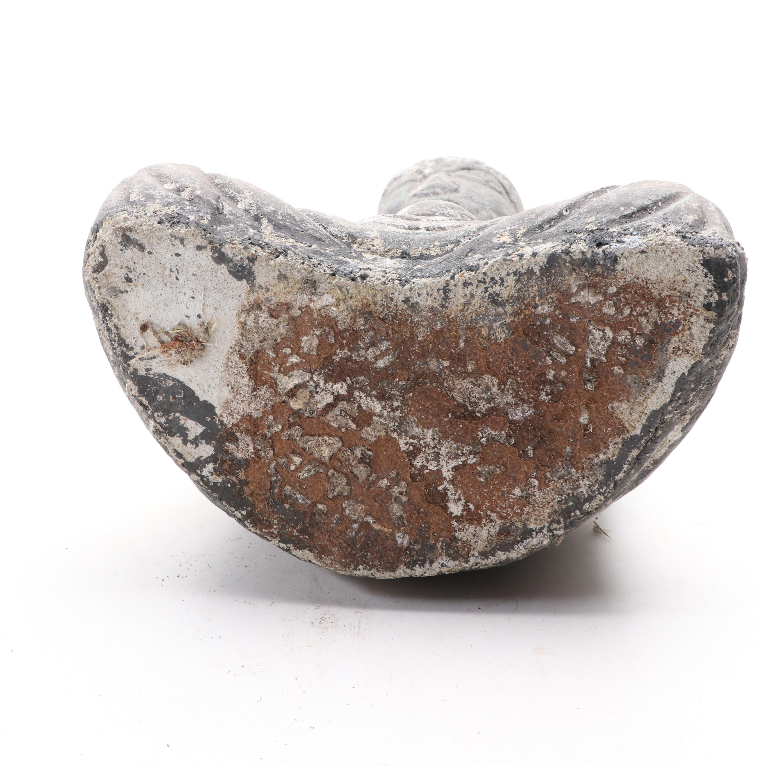 Cast Concrete Seated Buddha Garden Statue