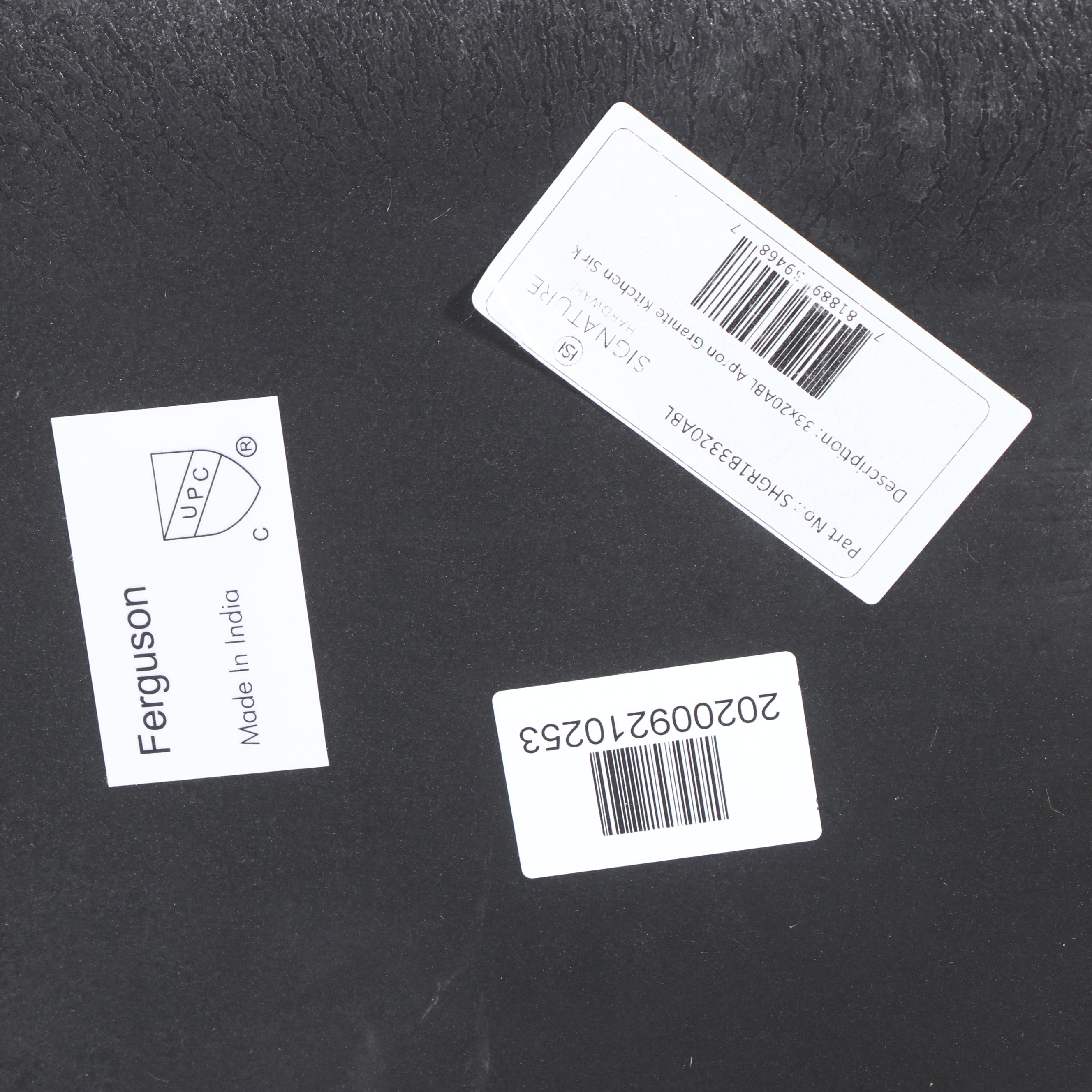 Signature Hardware Apron Front Black Granite Farmhouse Kitchen Sink