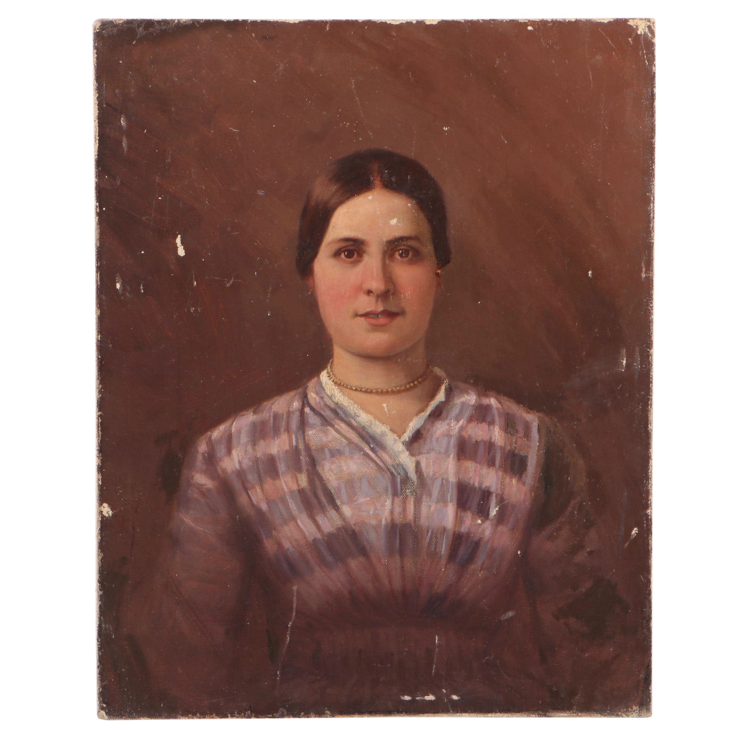 Portrait Oil Painting of Woman
