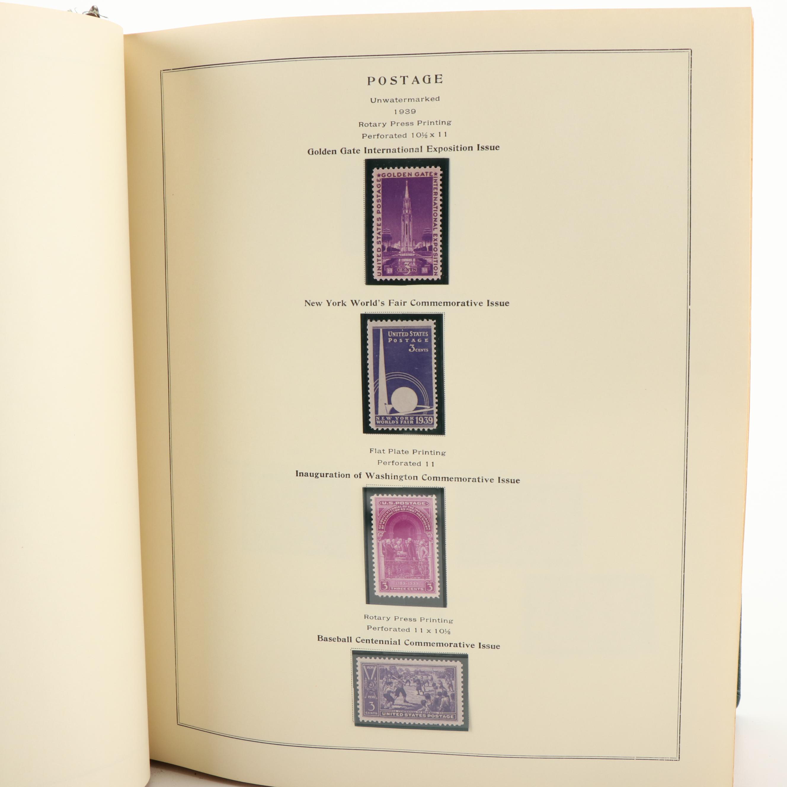 Mint Condition U.S. Postage Stamp Collection, 1909-1975