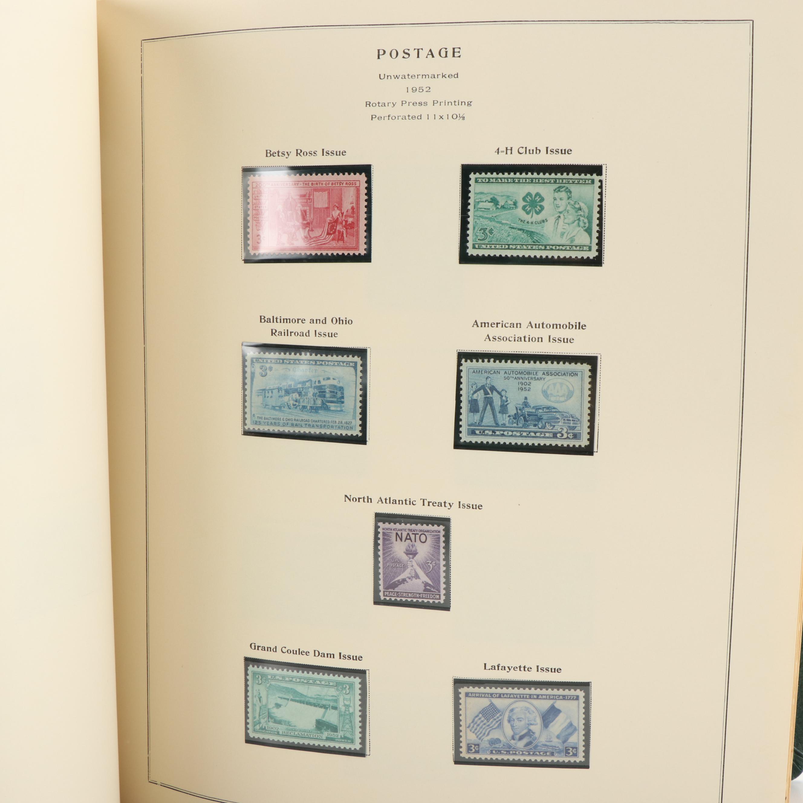 Mint Condition U.S. Postage Stamp Collection, 1909-1975