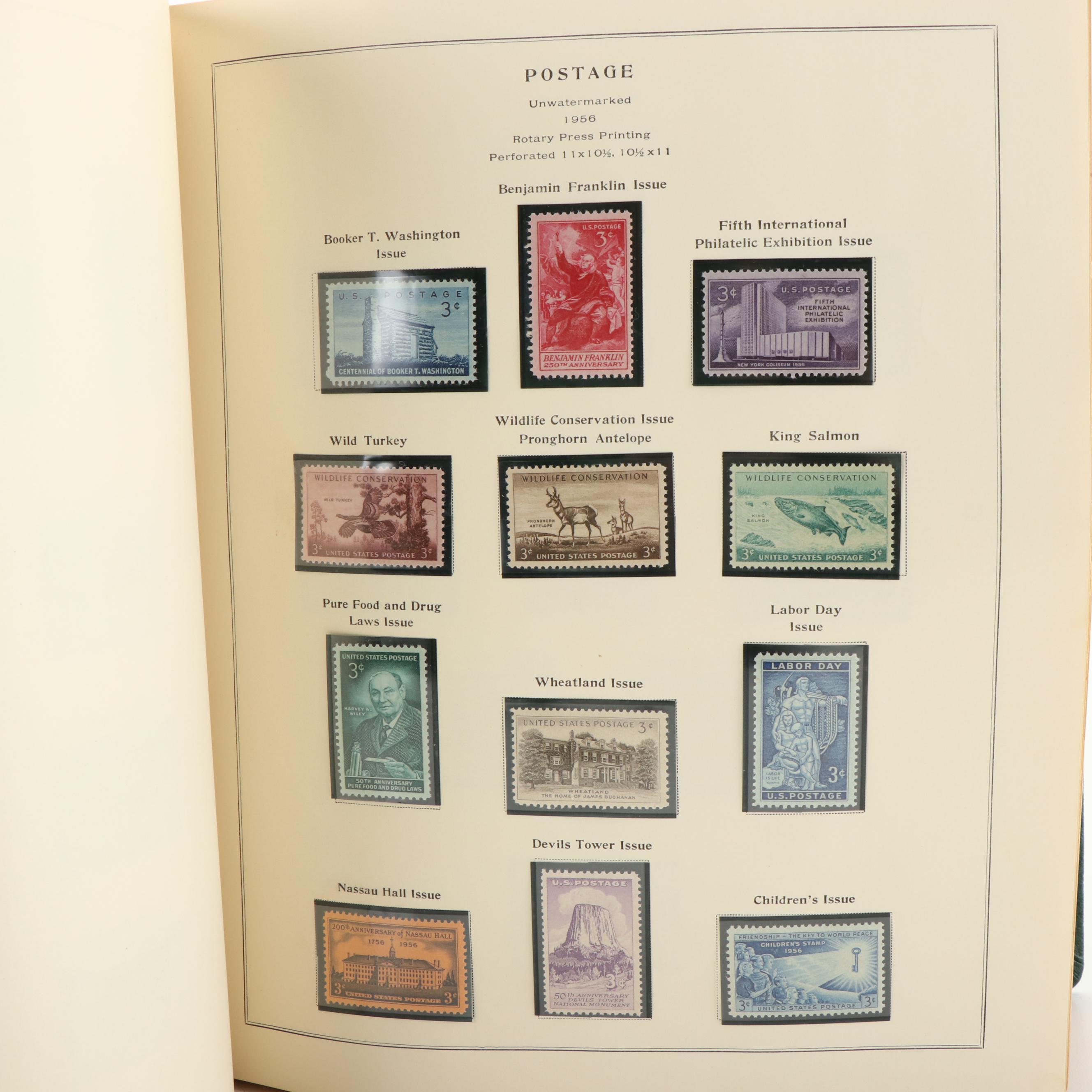 Mint Condition U.S. Postage Stamp Collection, 1909-1975